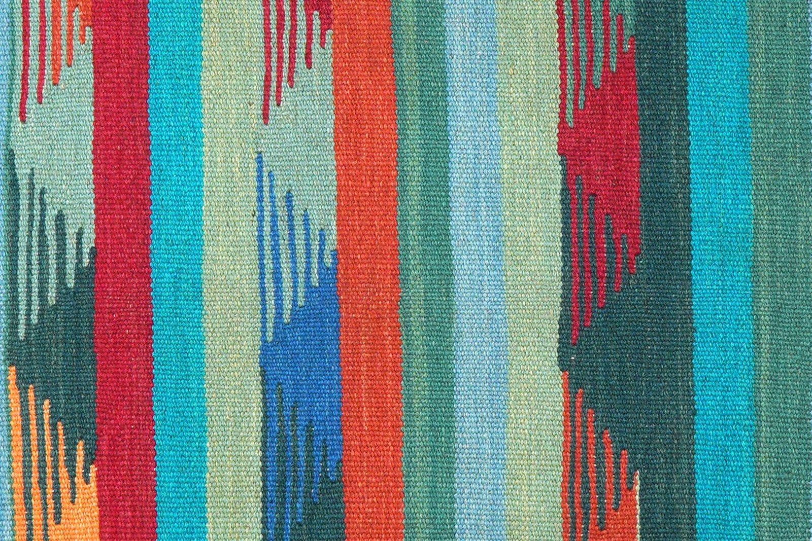 Kelim Gashgai — Handmade, 100x156 cm, Multicolor, 100% Virgin Wool | View 5