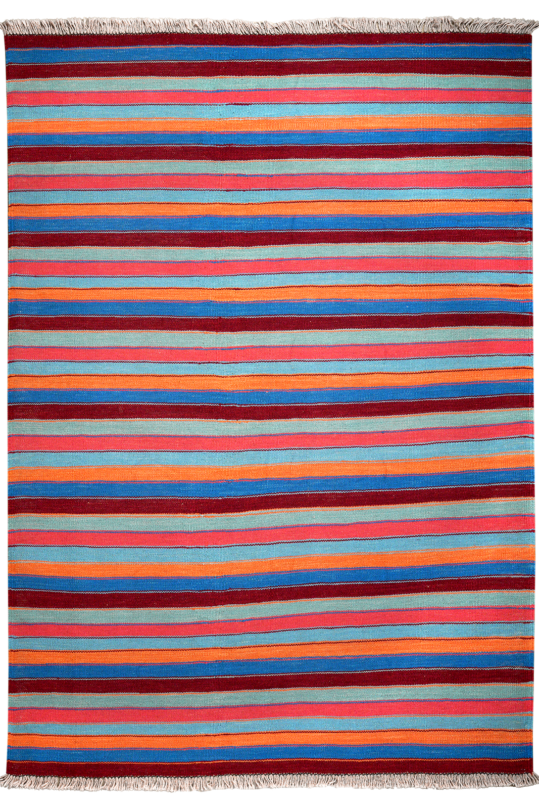 Kelim Gashgai — Handmade, 131x187 cm, Multicolor, 100% Virgin Wool | Main view