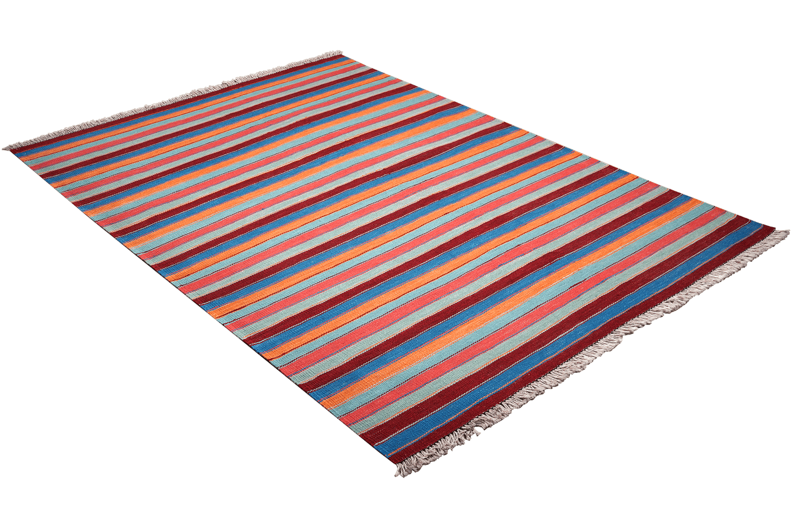 Kelim Gashgai — Handmade, 131x187 cm, Multicolor, 100% Virgin Wool | View 4
