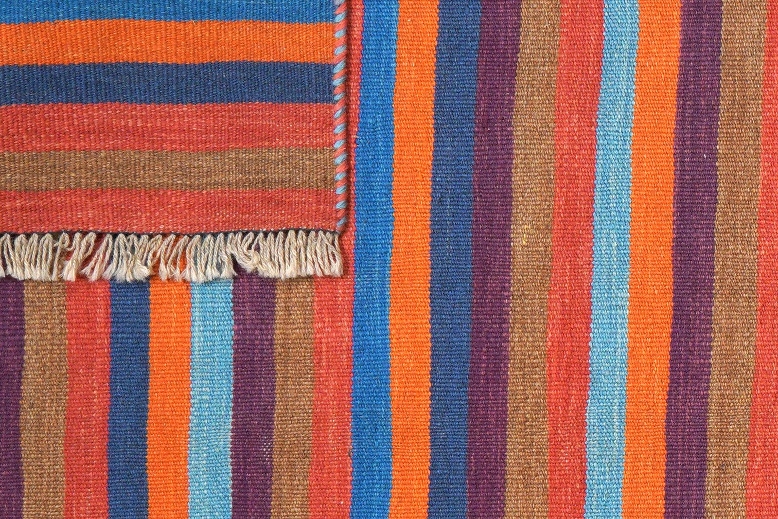 Kelim Gashgai — Handmade, 116x184 cm, Multicolor, 100% Virgin Wool | View 6