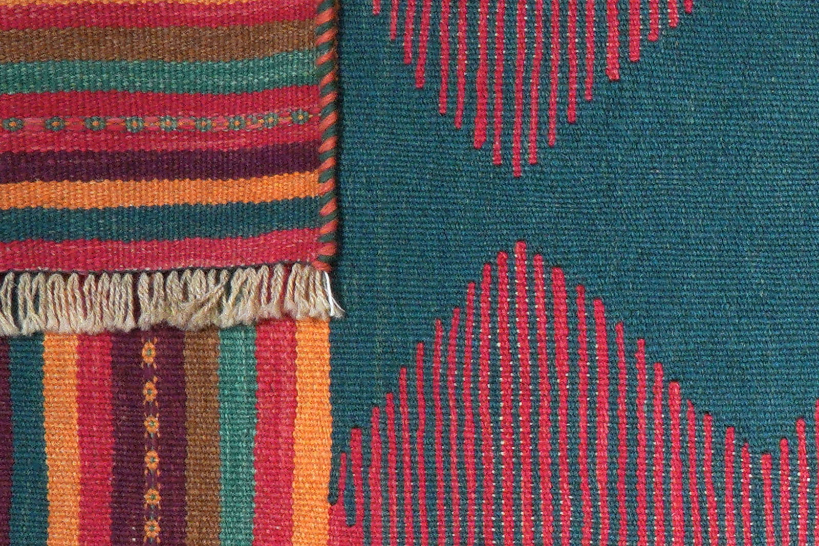 Kelim Gashgai — Handgefertigt, 295x79 cm, Bunt, 100% Virgin Wool | View 7