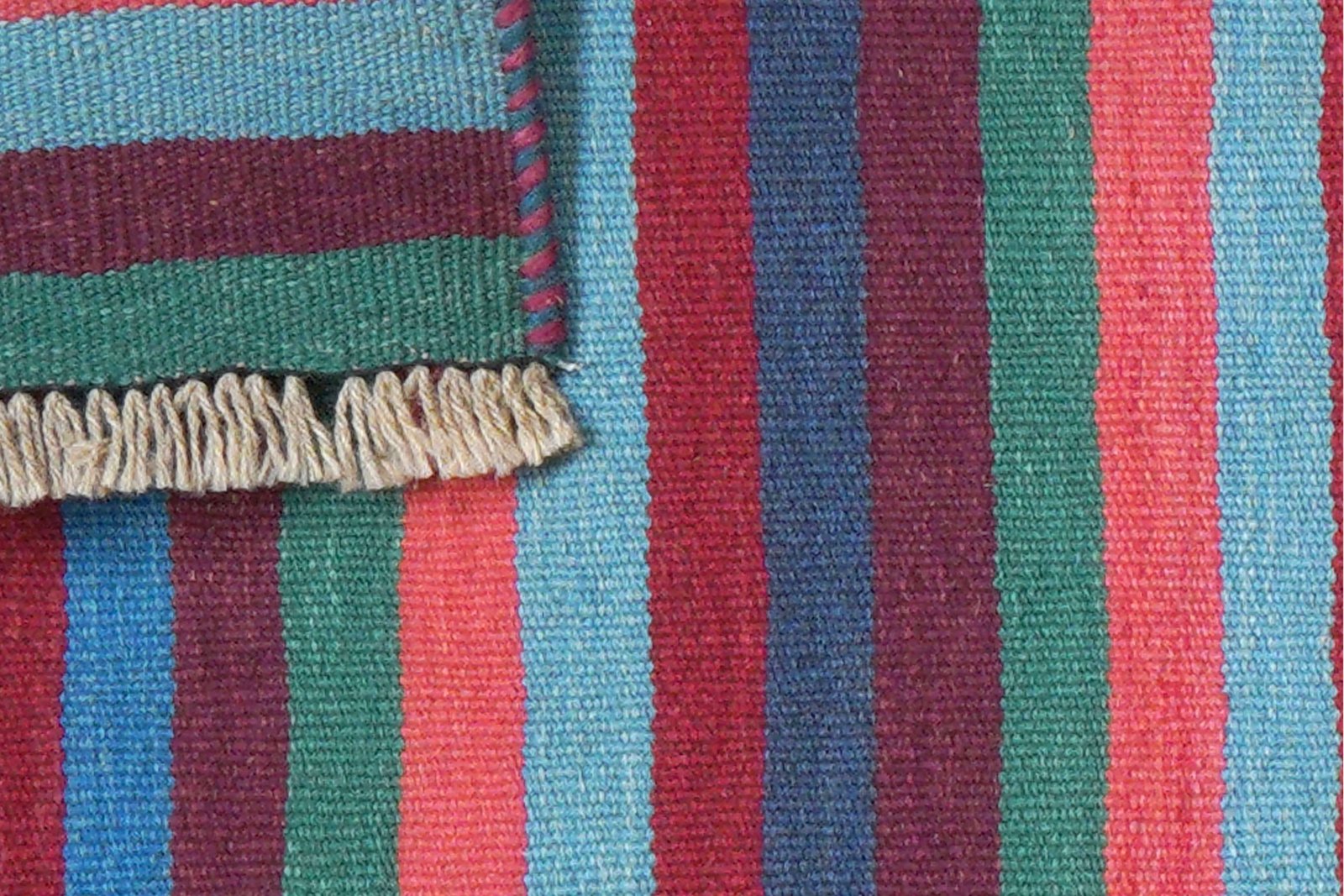Kelim Gashgai — Handmade, 56x196 cm, Multicolor, 100% Virgin Wool | View 6