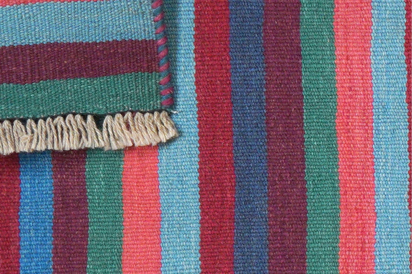 Kelim Gashgai — Handgefertigt, 196x56 cm, Bunt, 100% Virgin Wool | View 7