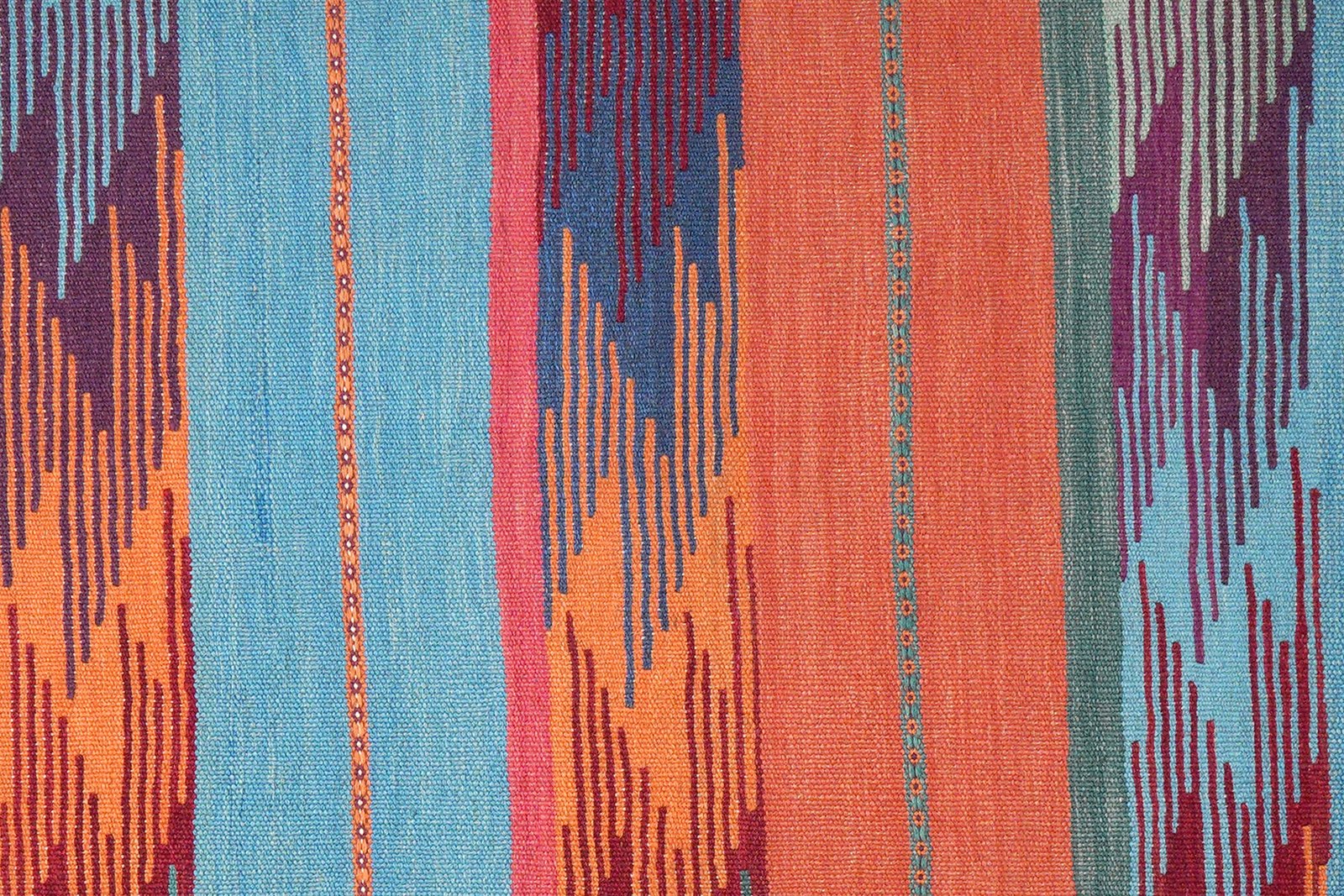 Kelim Gashgai — Handmade, 63x207 cm, Multicolor, 100% Virgin Wool | View 5