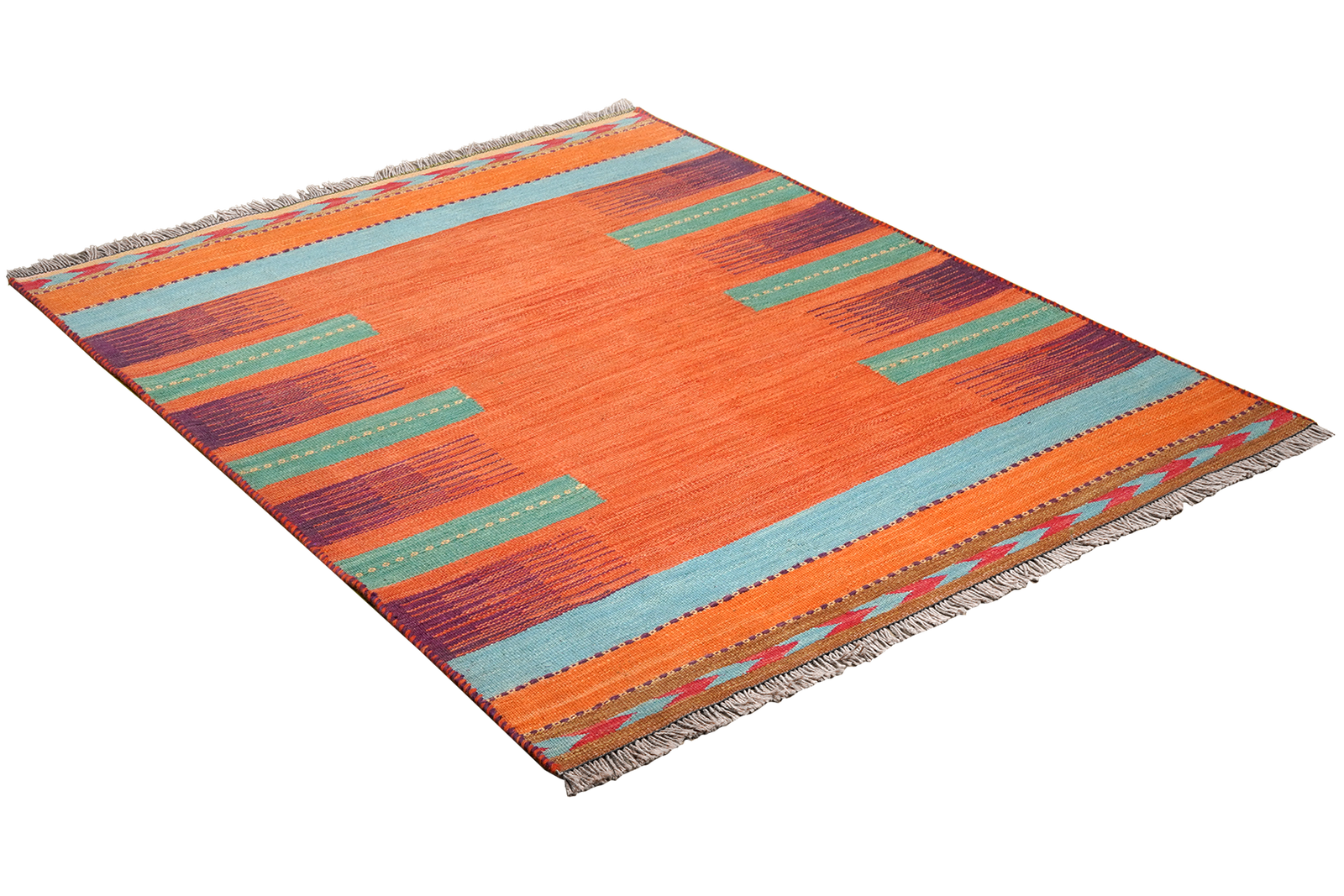 Kelim Gashgai — Handgefertigt, 149x117 cm, Bunt, 100% Virgin Wool | View 5