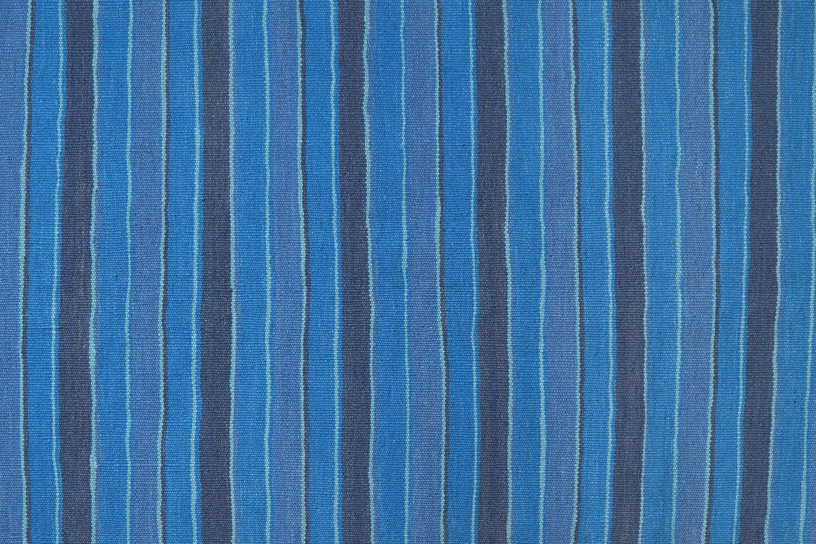 Kelim Gashgai — Handmade, 148x206 cm, Blue, 100% Virgin Wool | View 5