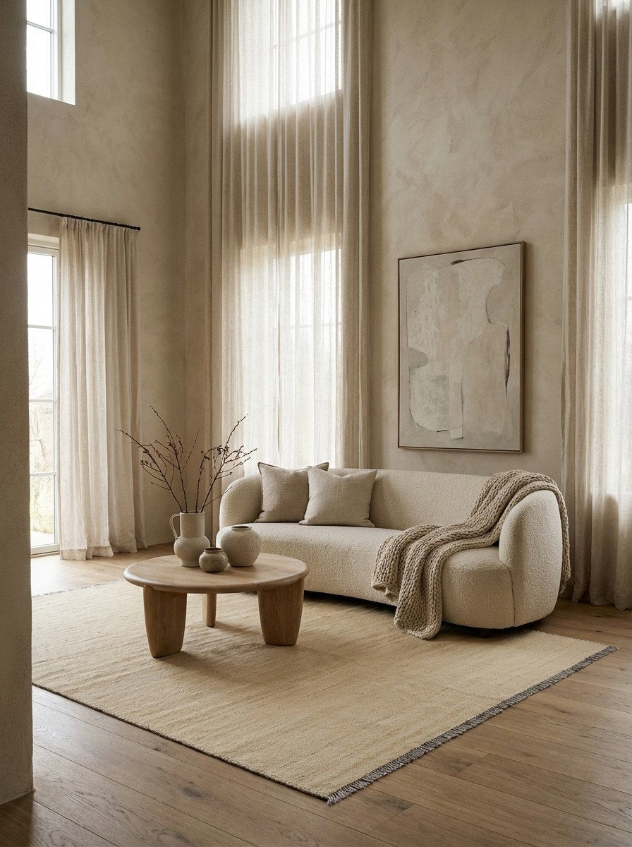 Kelim Gashgai — Handgefertigt, 201x150 cm, Beige, 100% Virgin Wool | Detail view