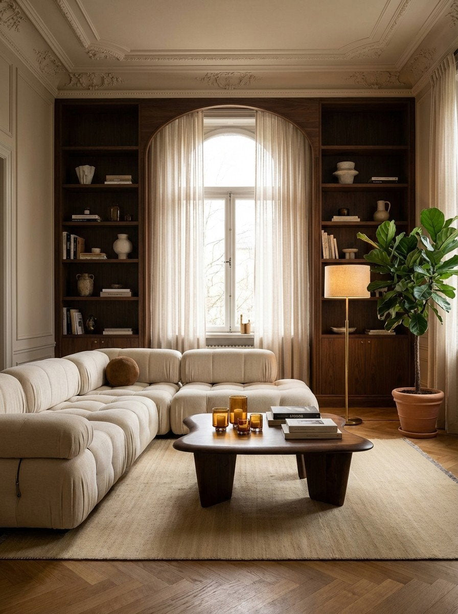 Kelim Gashgai — Handgefertigt, 201x150 cm, Beige, 100% Virgin Wool | Back view