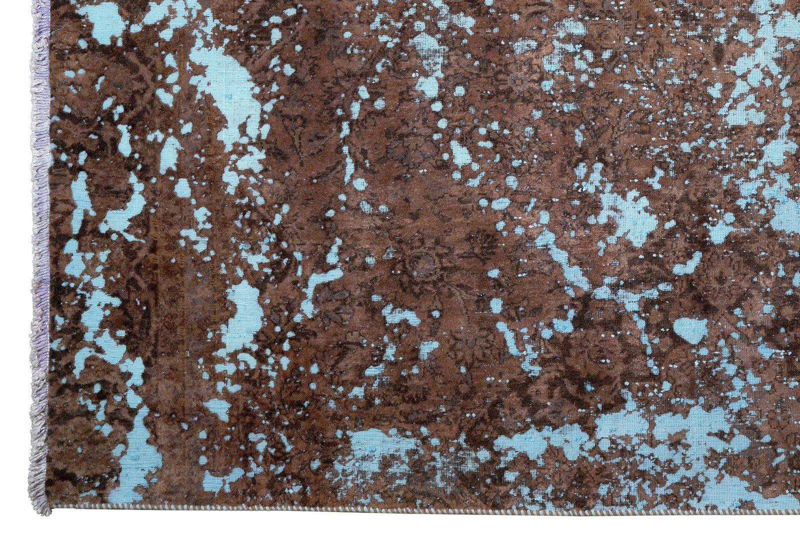 Vintage — Hand-knotted, 209x266 cm, Brown, 100% Virgin Wool | View 3
