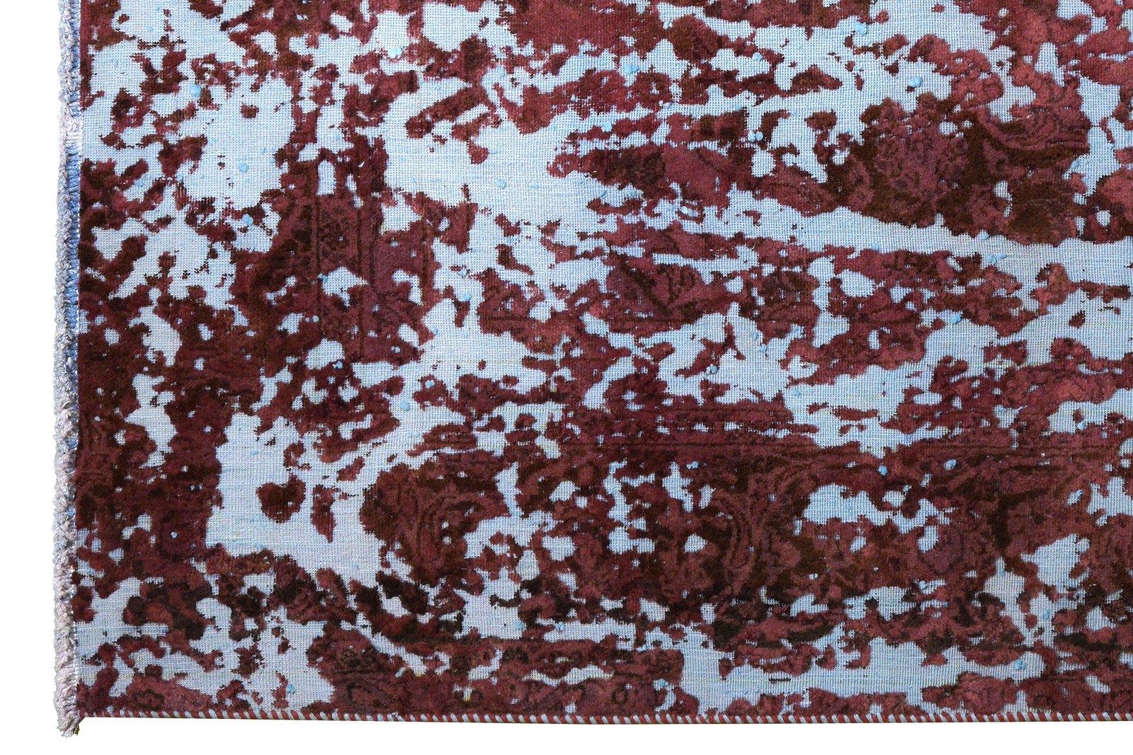 Vintage — Hand-knotted, 164x190 cm, Red, 100% Virgin Wool | View 3