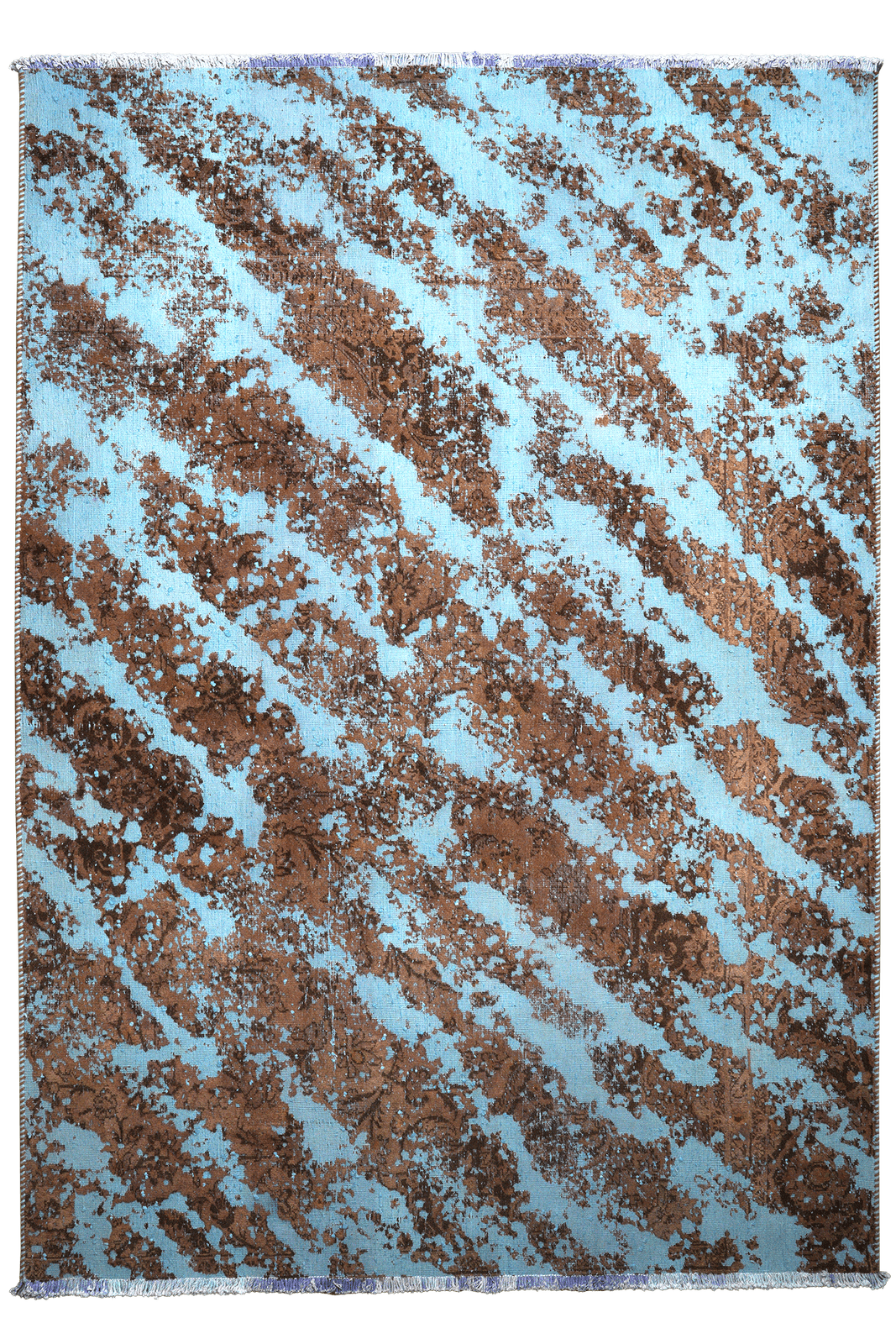 Vintage — Hand-knotted, 171x243 cm, Blue, 100% Virgin Wool | Main view