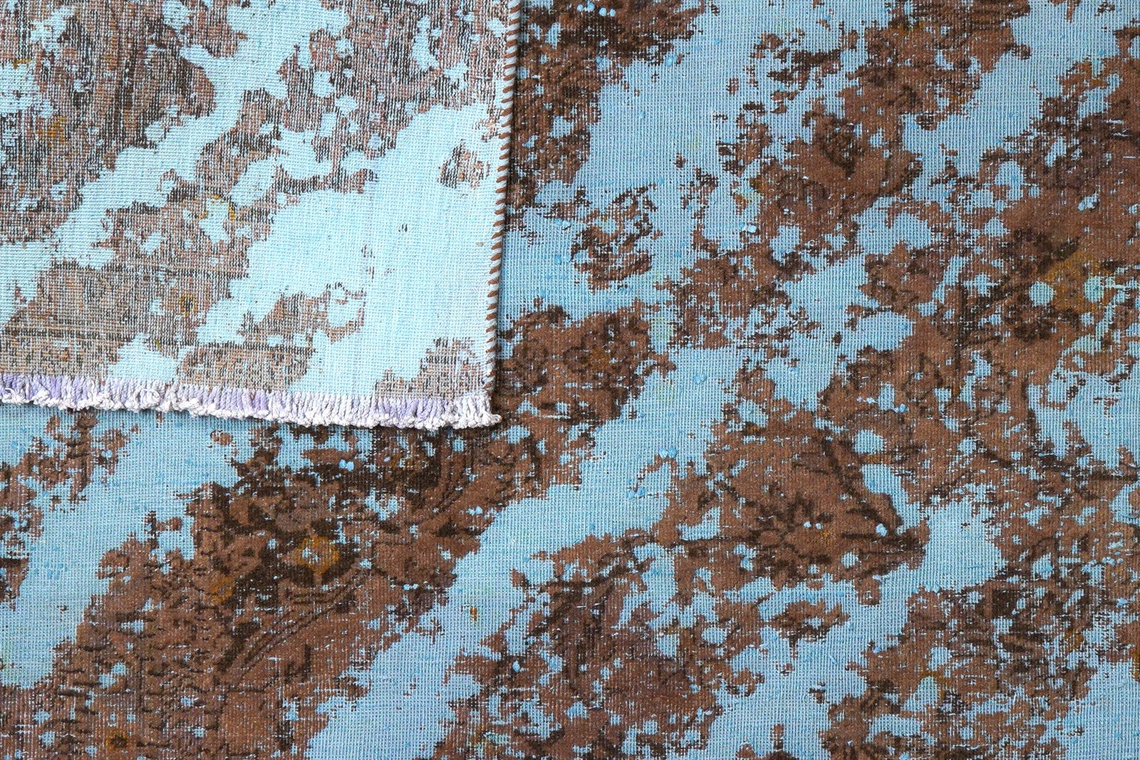 Vintage — Hand-knotted, 171x243 cm, Blue, 100% Virgin Wool | View 7