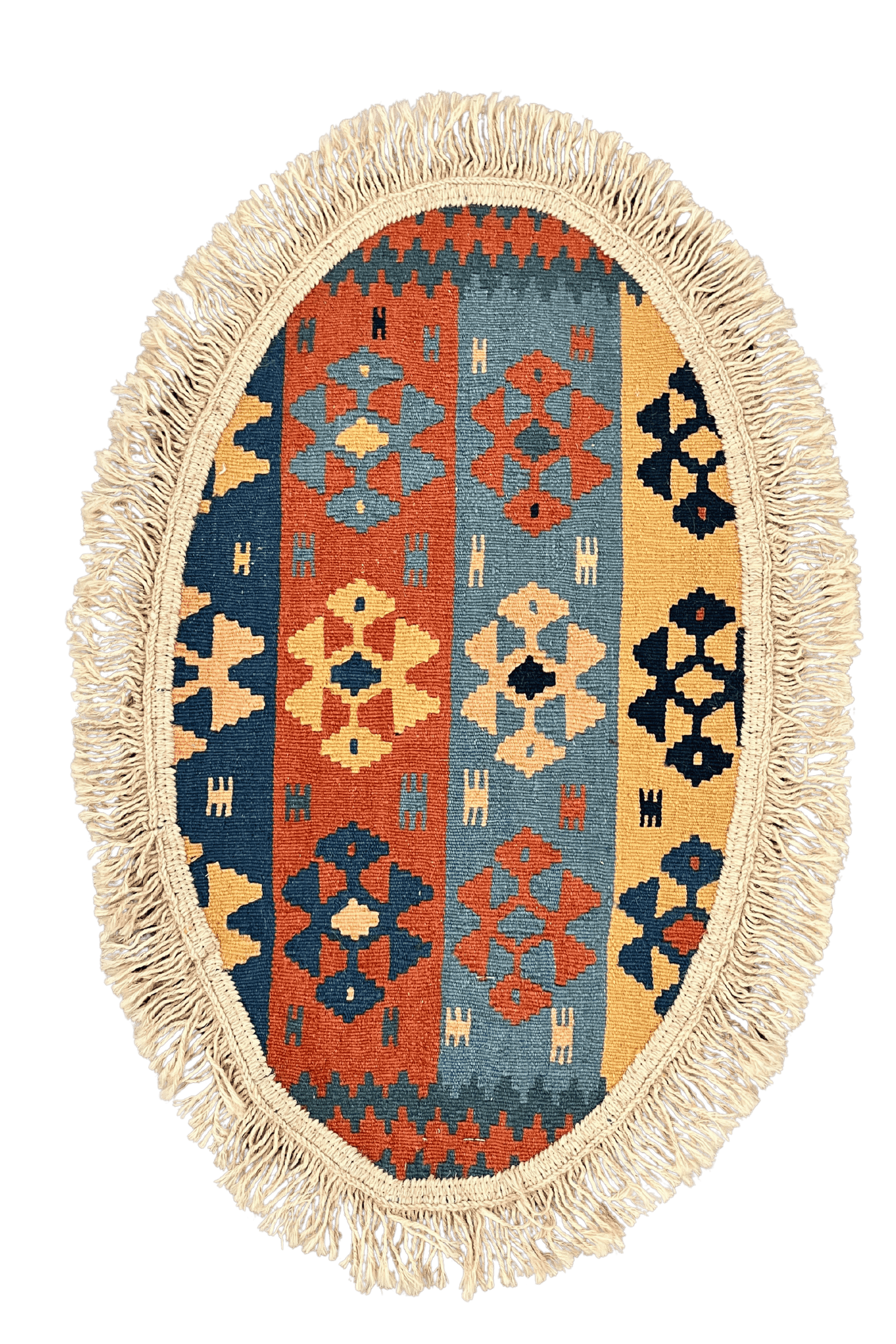 Kelim — Handmade, 35x60 cm, Multicolor, 100% Virgin Wool | Main view
