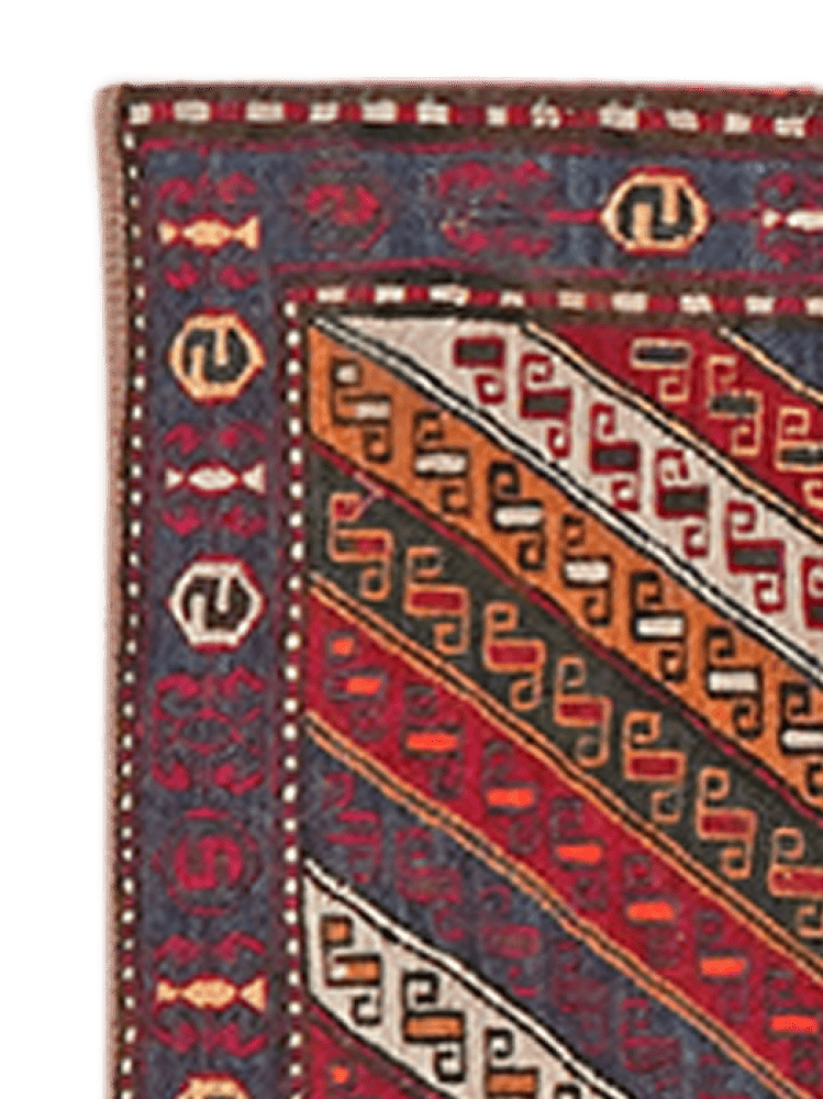 Khorjin — Handmade, 38x89 cm, Multicolor, 100% Virgin Wool | View 3