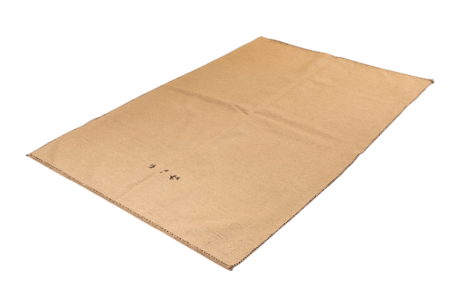 Kelim Gashgai — Handmade, 128x189 cm, Beige, 100% Virgin Wool | View 5