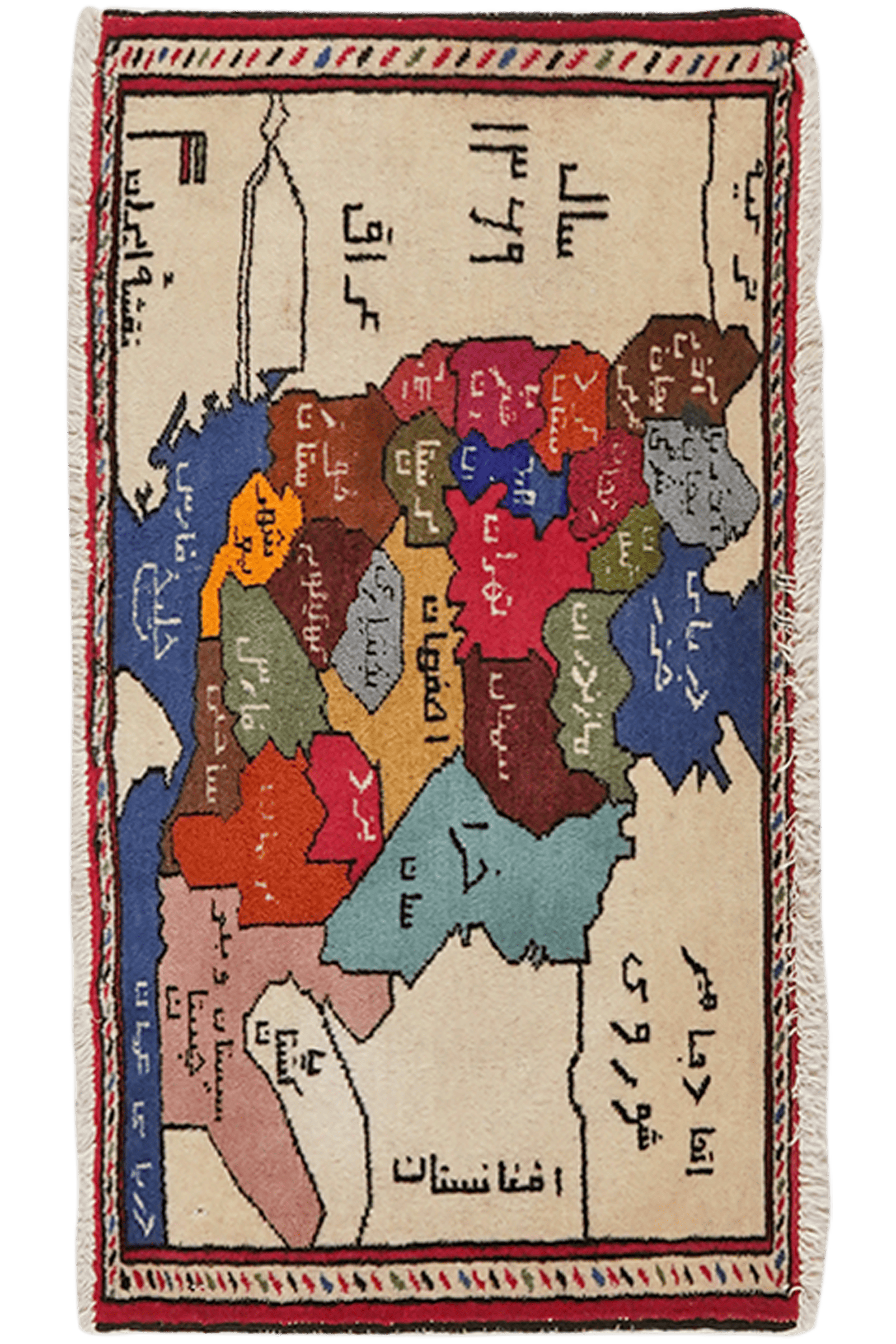 Belutch — Hand-knotted, 45x85 cm, Beige, 100% Virgin Wool | Main view
