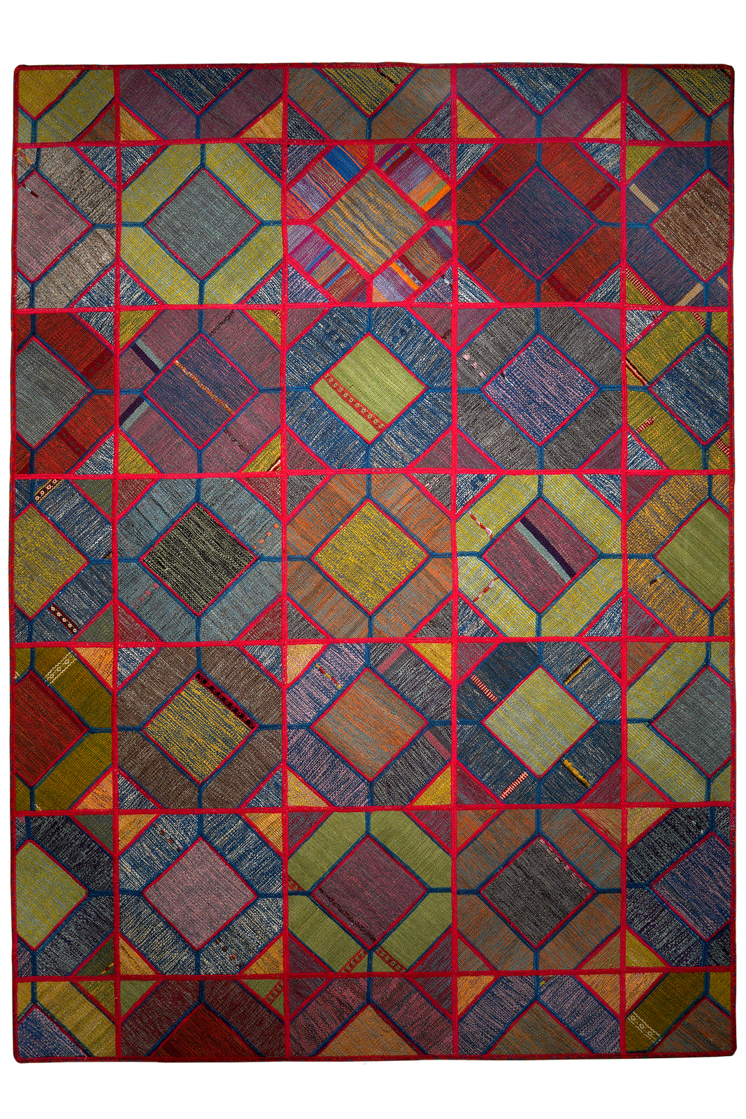Kelim Tekkeh — Handmade, 170x240 cm, Multicolor, 100% Virgin Wool | Main view