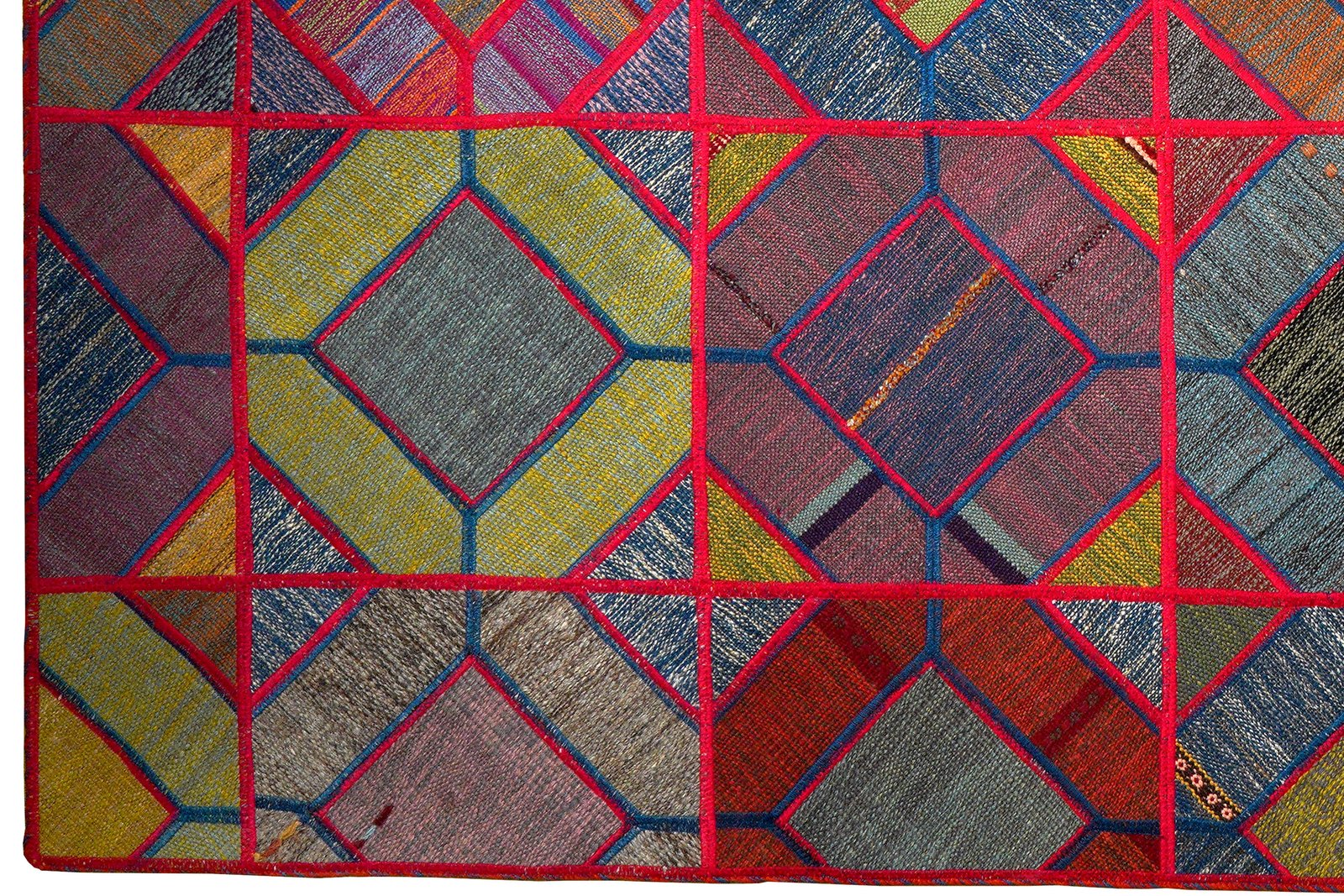 Kelim Tekkeh — Handmade, 170x240 cm, Multicolor, 100% Virgin Wool | View 3