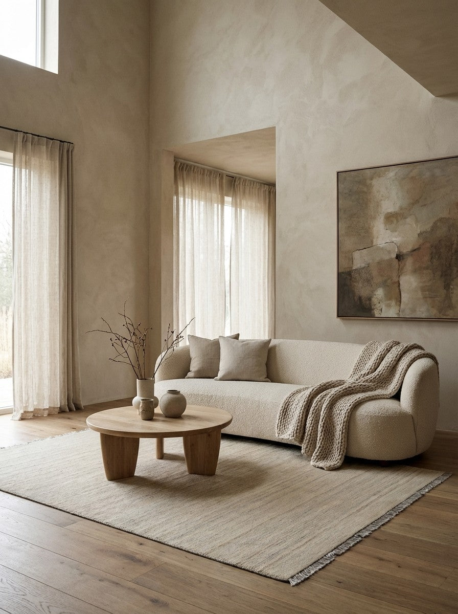 Kelim Gashgai — Handmade, 172x249 cm, Beige, 100% Virgin Wool | Detail view