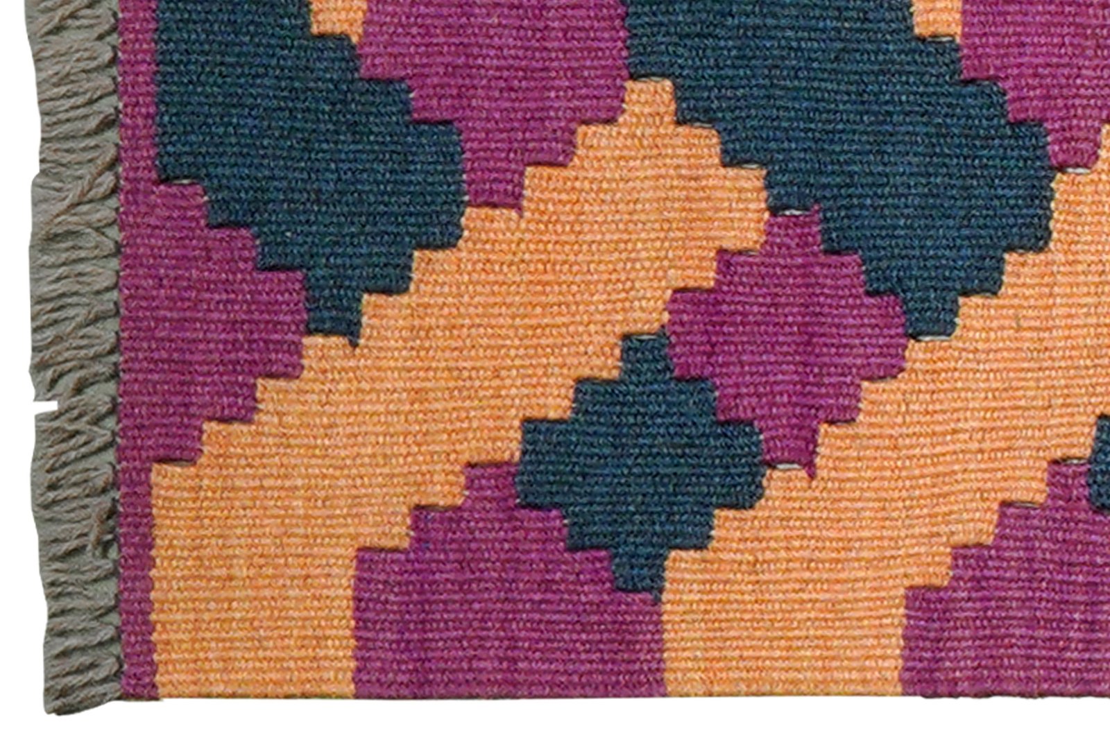 Kelim Gashgai — Handmade, 42x62 cm, Multicolor, 100% Virgin Wool | View 3