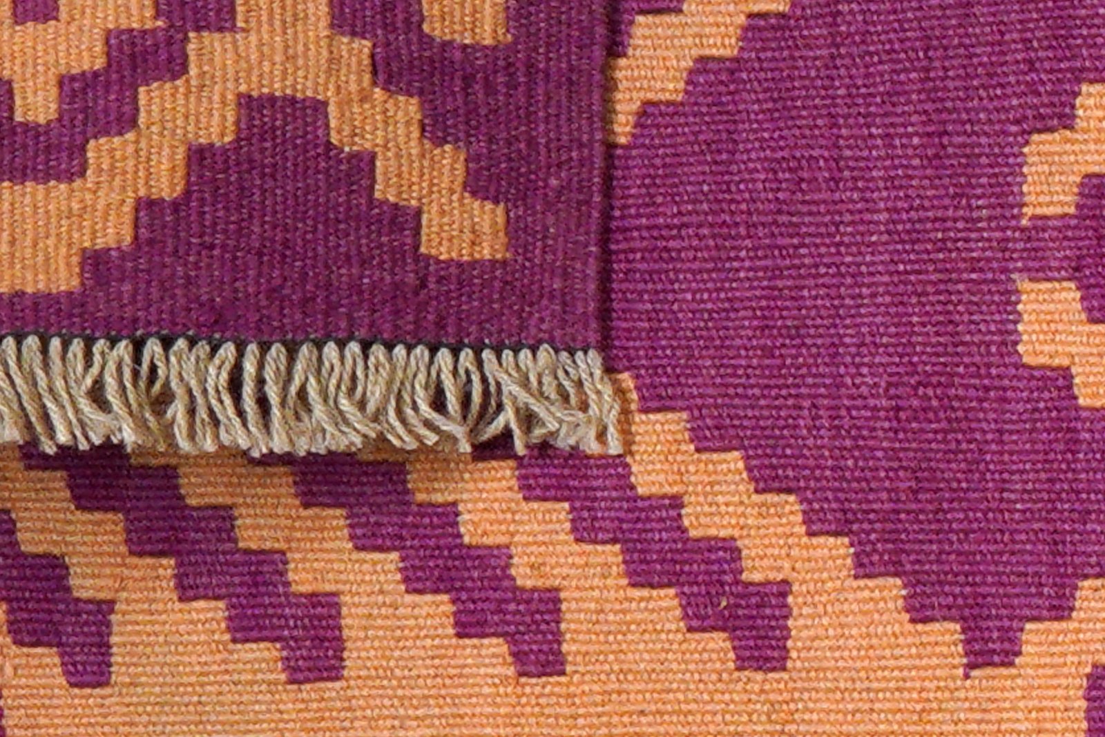 Kelim Gashgai — Handmade, 62x93 cm, Violett, 100% Virgin Wool | View 6