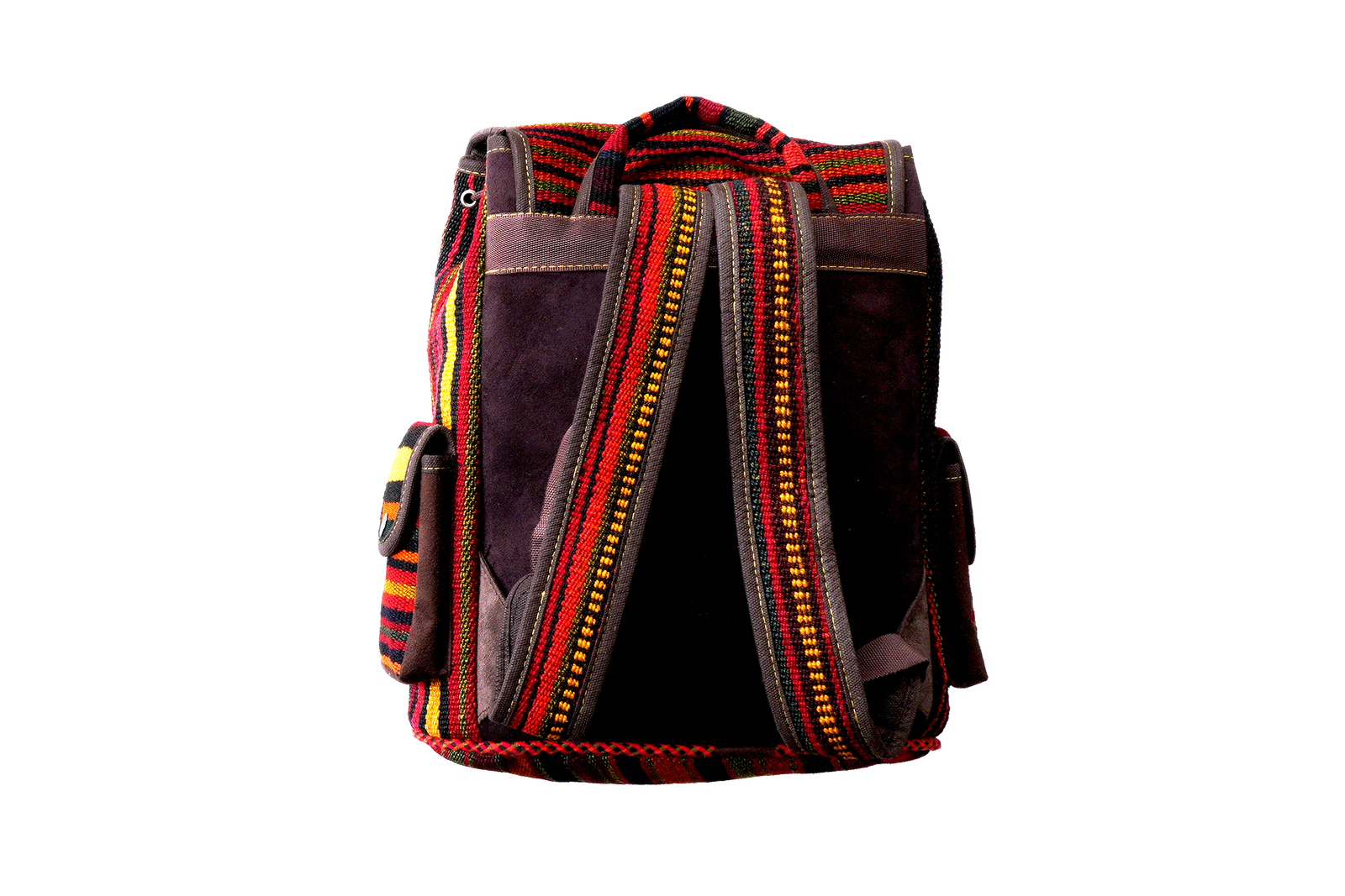 Kelim Tasche — Handgefertigt, 43x36 cm, Bunt, 100% Virgin Wool | Detail view