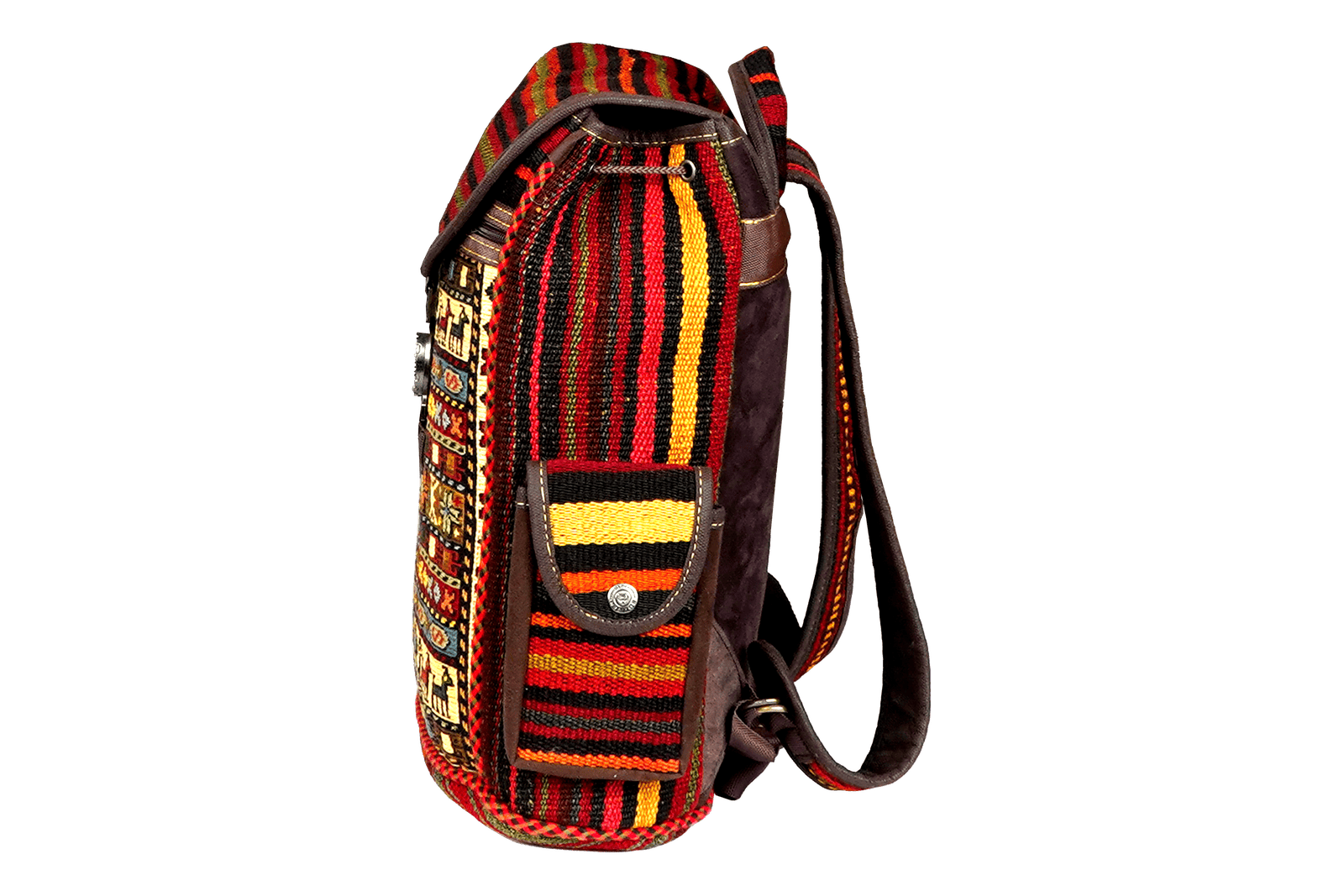 Kelim Tasche — Handmade, 36x43 cm, Multicolor, 100% Virgin Wool | View 4