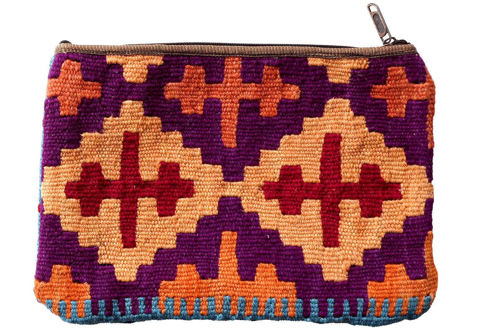 Kelim Bag Monique — Handmade, 26x36 cm, Multicolor, 100% Virgin Wool | View 3