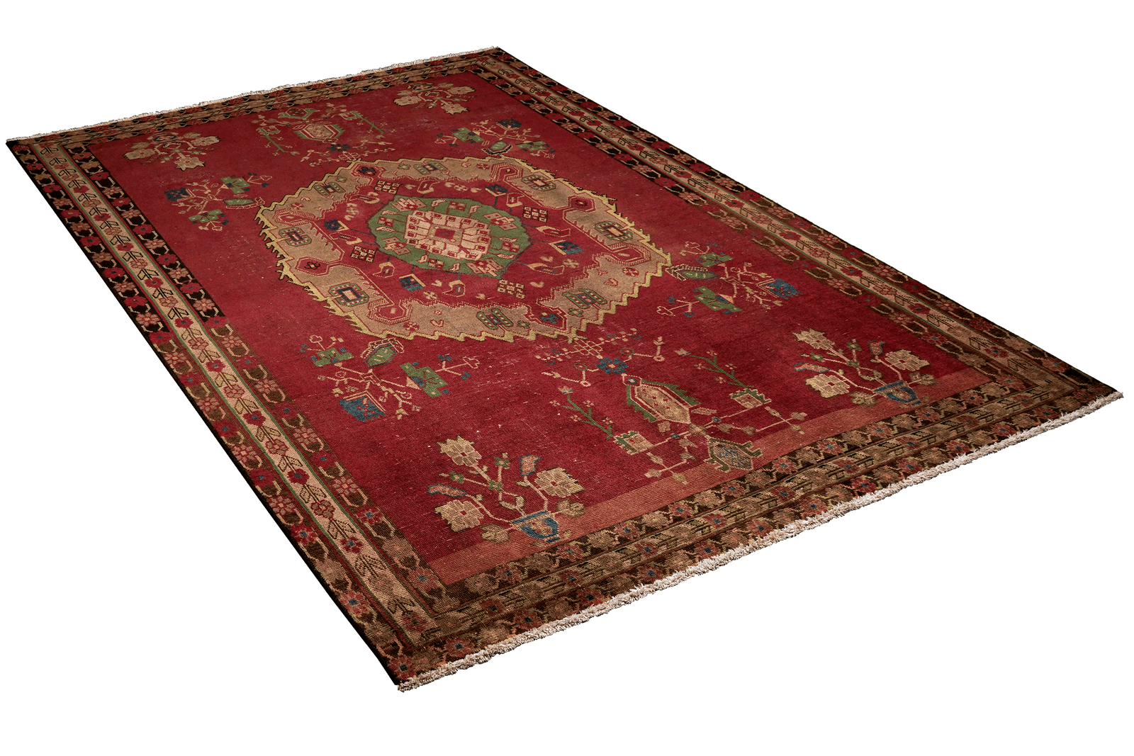 Heritage — Hand-knotted, 158x238 cm, Red, 100% Virgin Wool | View 4