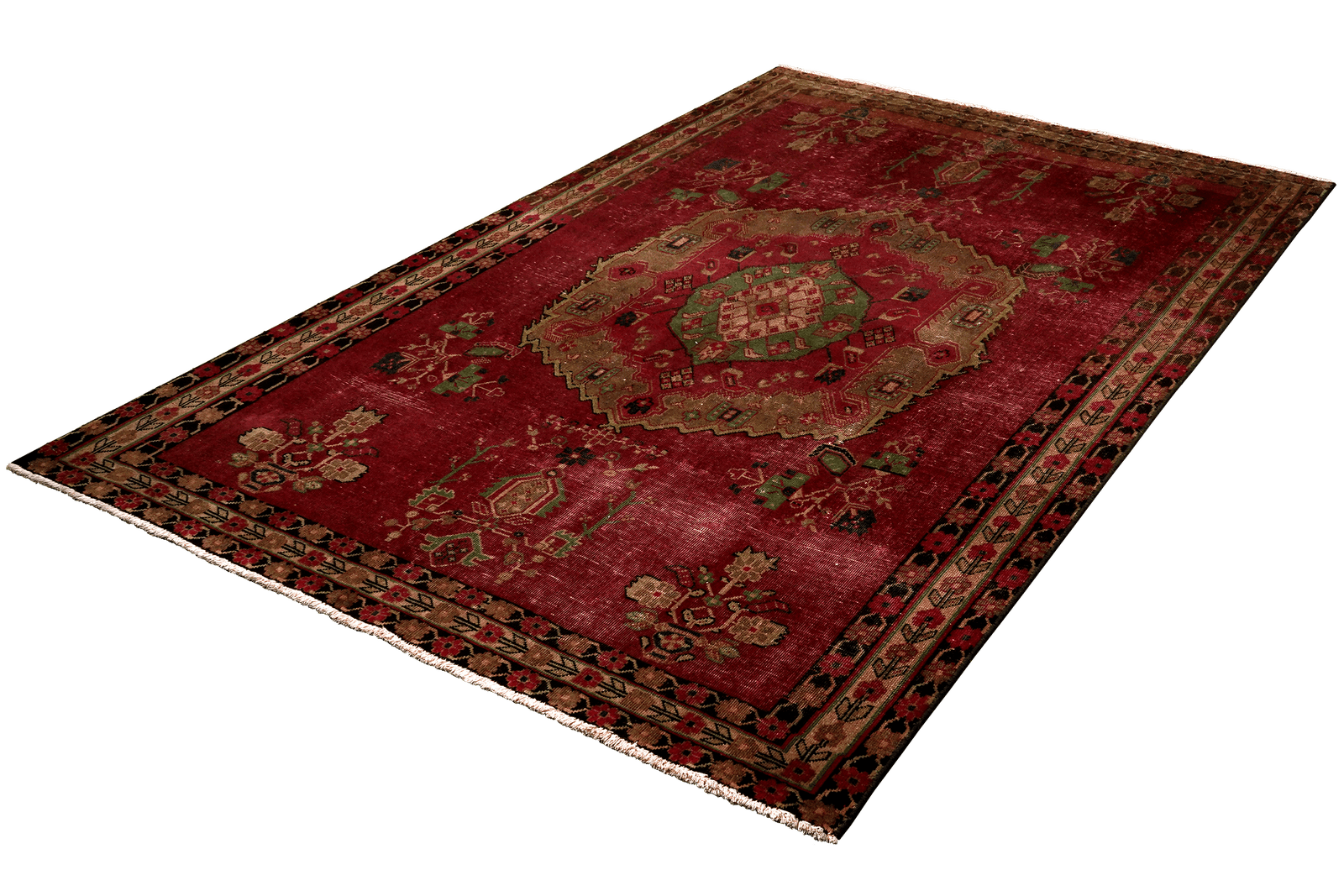 Heritage — Hand-knotted, 158x238 cm, Red, 100% Virgin Wool | View 5