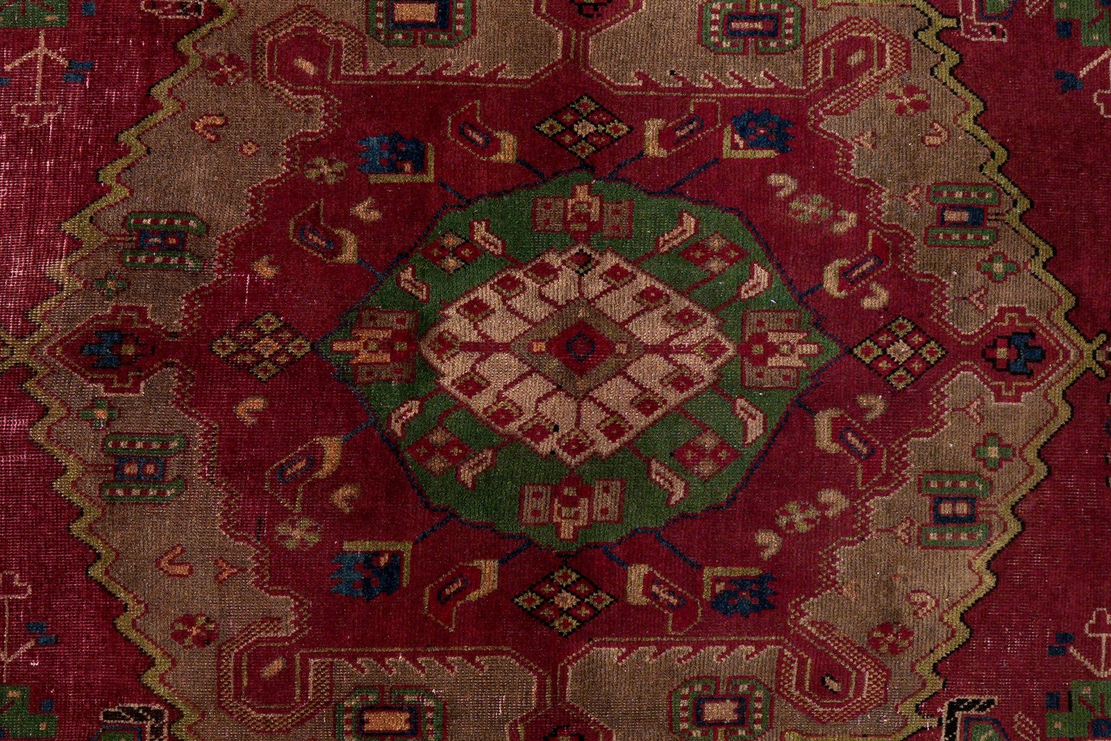 Heritage — Hand-knotted, 158x238 cm, Red, 100% Virgin Wool | View 6