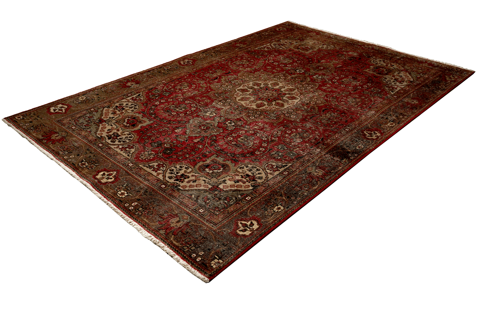 Heritage — Hand-knotted, 192x286 cm, Red, 100% Virgin Wool | View 5