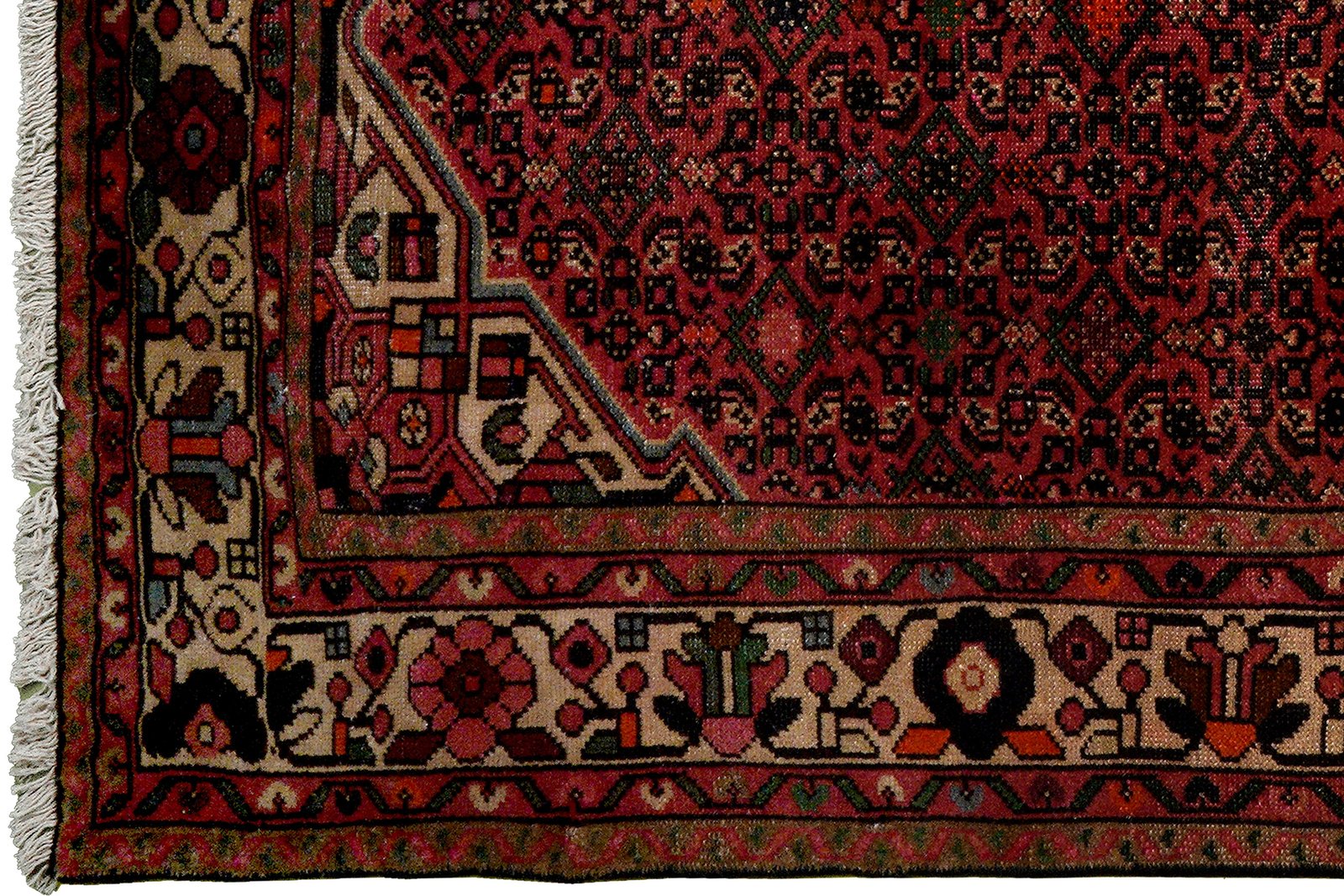 Heritage — Hand-knotted, 199x280 cm, Red, 100% Virgin Wool | View 3