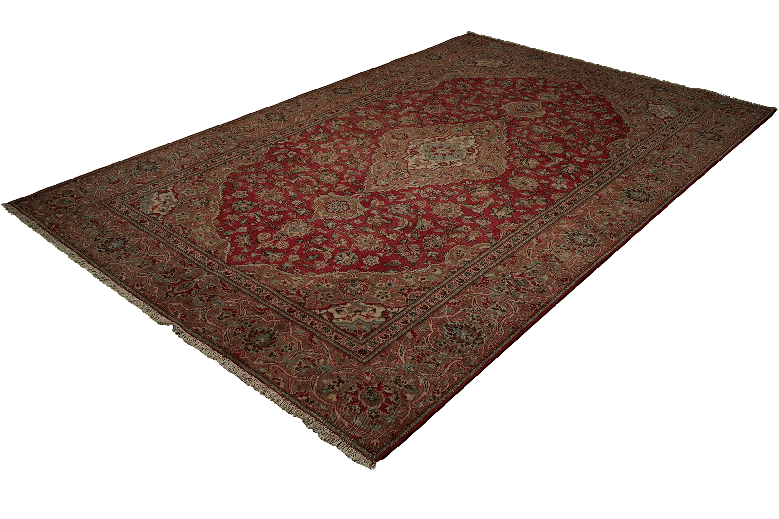 Heritage — Hand-knotted, 191x288 cm, Red, 100% Virgin Wool | View 5