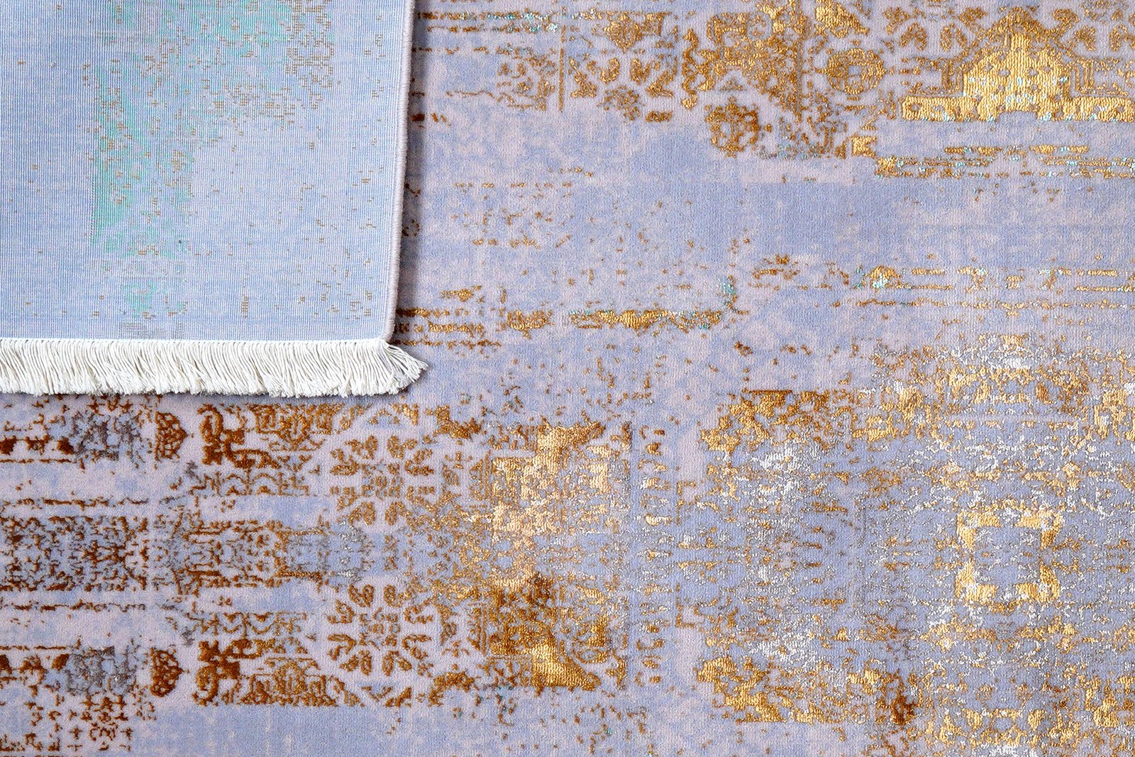 Paradayda — Hand-knotted, 174x238 cm, Violett, 70% Baumwolle, 30% Viskose | View 7