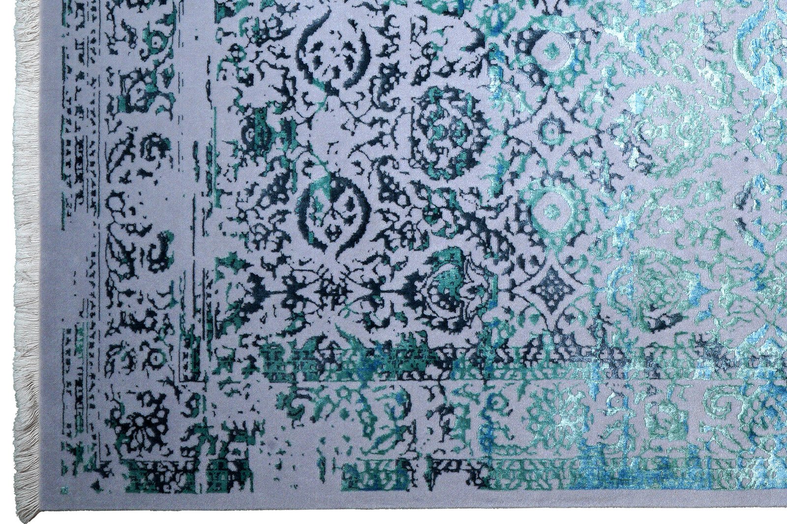 Paradayda — Hand-knotted, 173x238 cm, Blue, 80% Viskose, 20% Baumwolle | View 3