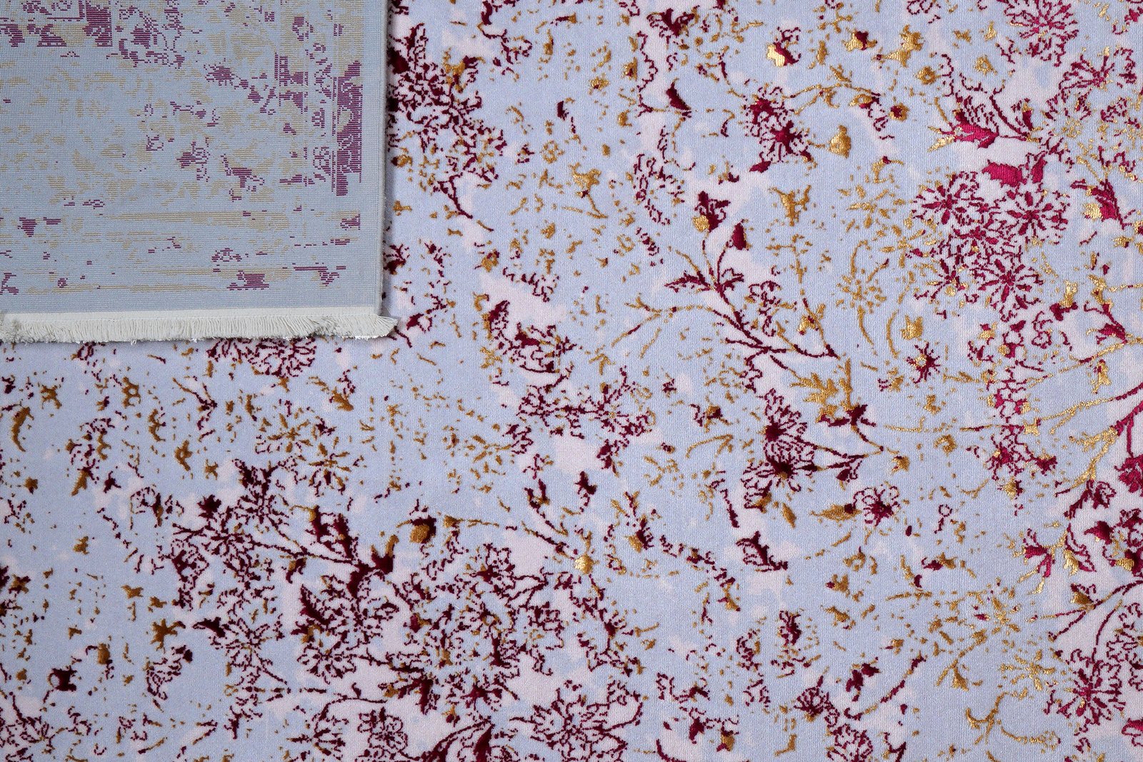 Paradayda — Hand-knotted, 203x297 cm, Violett, 70% Baumwolle, 30% Viskose | View 7