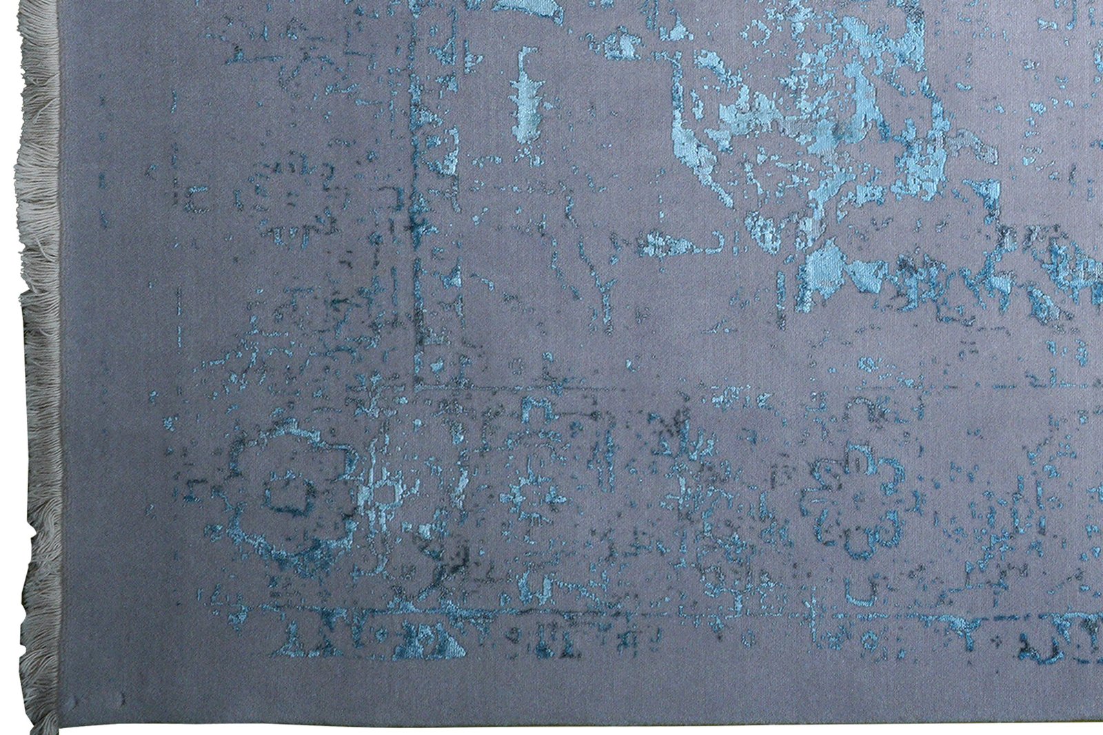 Paradayda — Hand-knotted, 205x297 cm, Blue, 70% Baumwolle, 30% Viskose | View 3