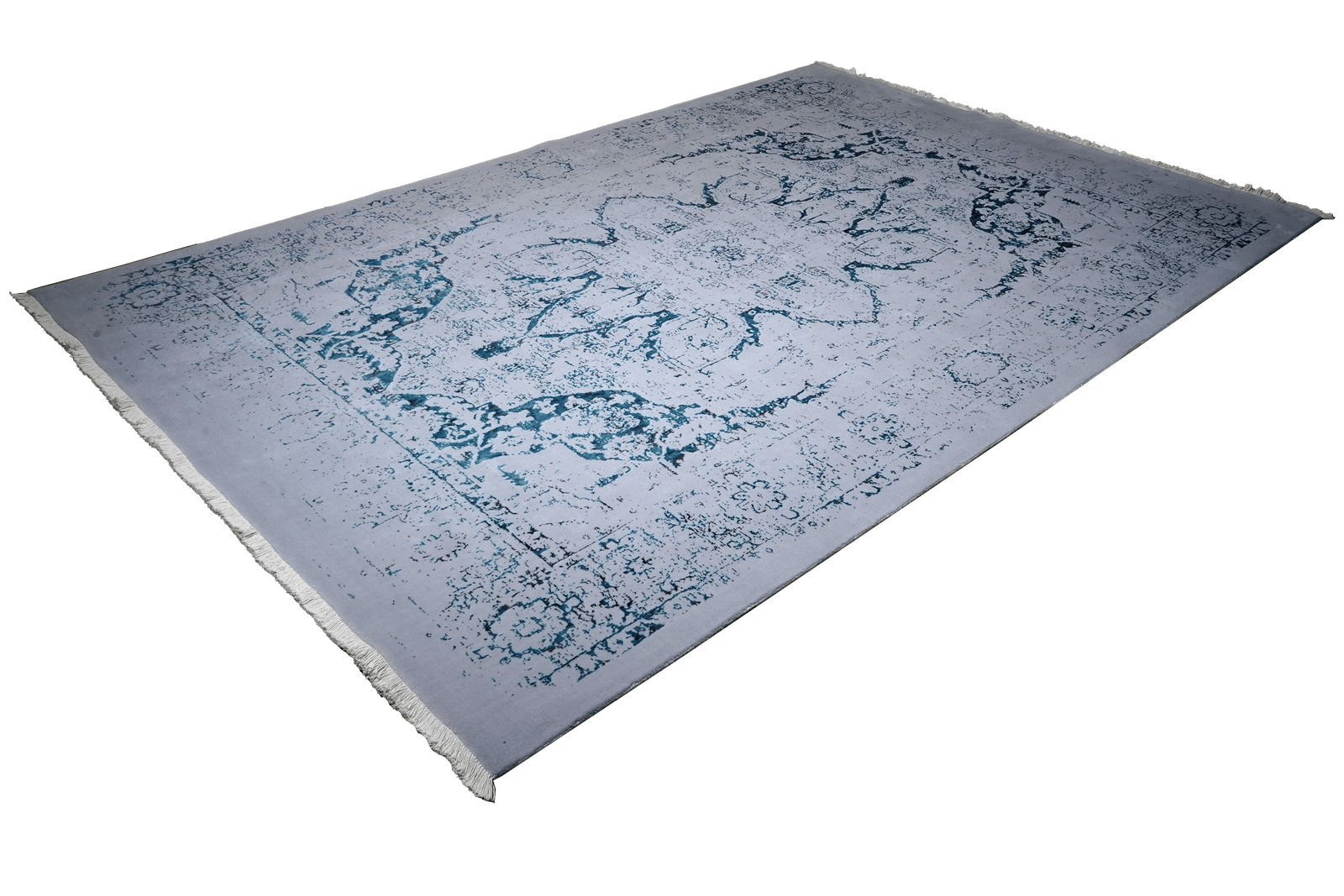 Paradayda — Hand-knotted, 205x297 cm, Blue, 70% Baumwolle, 30% Viskose | View 5