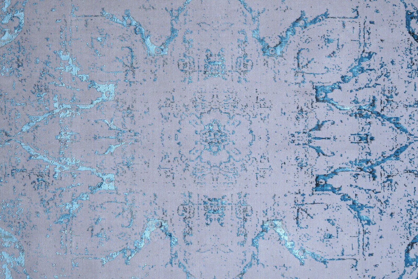 Paradayda — Hand-knotted, 205x297 cm, Blue, 70% Baumwolle, 30% Viskose | View 6