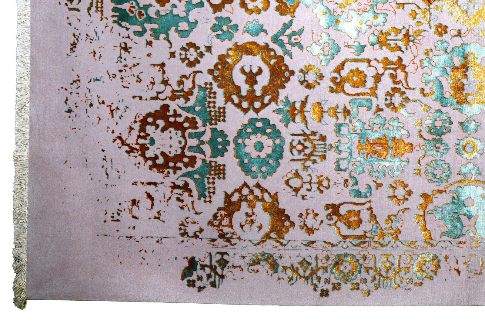 Paradayda — Hand-knotted, 204x297 cm, Beige, 50% Baumwolle, 50% Viskose | View 3