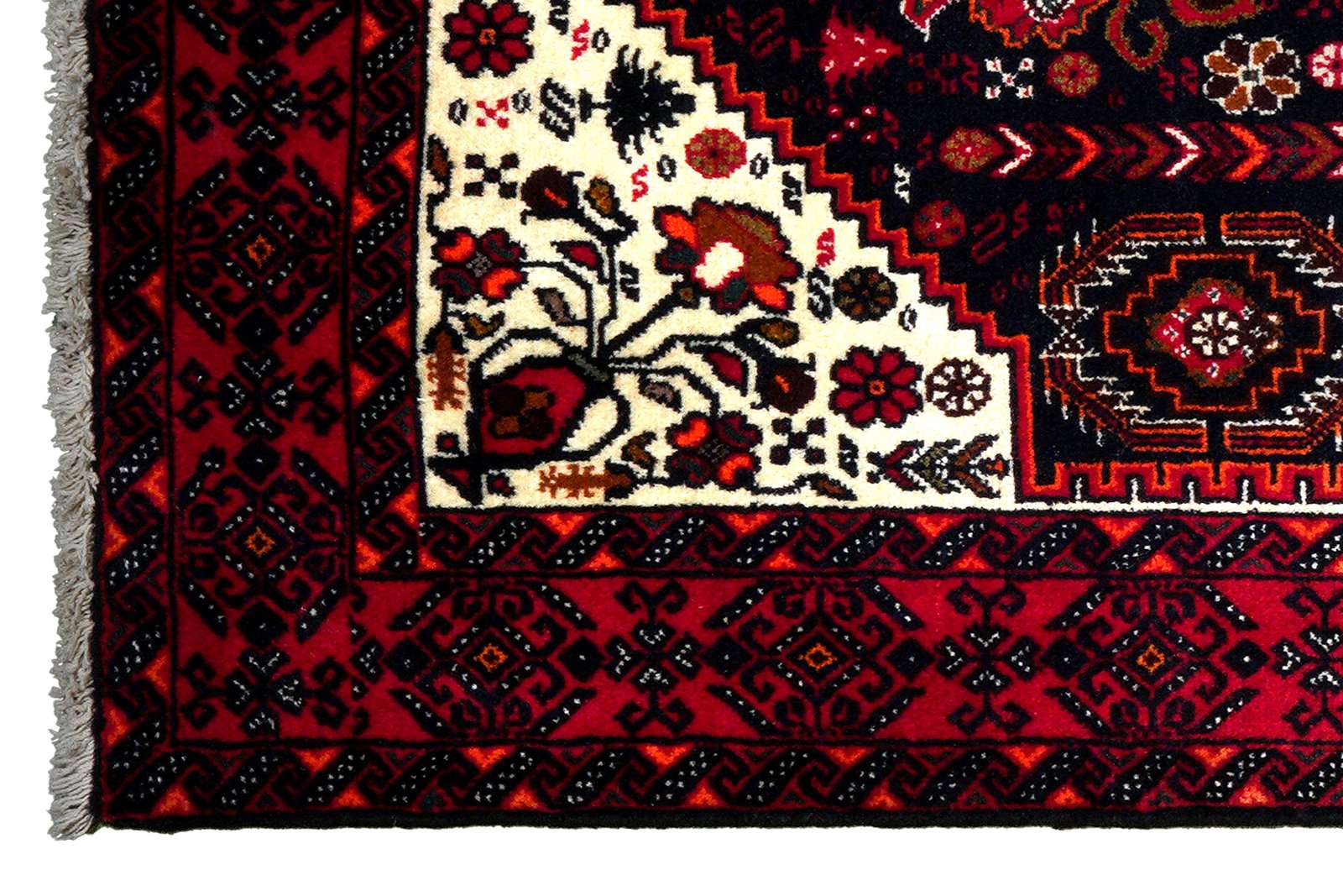 Belutch — Hand-knotted, 103x192 cm, Black, 100% Virgin Wool | View 3
