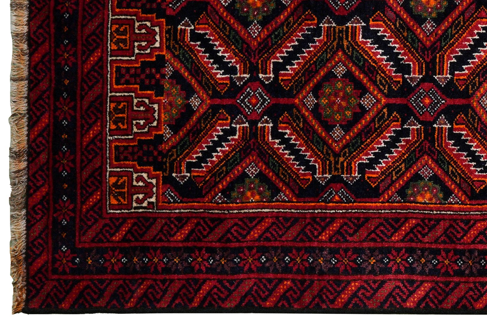Belutch — Hand-knotted, 99x173 cm, Multicolor, 100% Virgin Wool | View 3