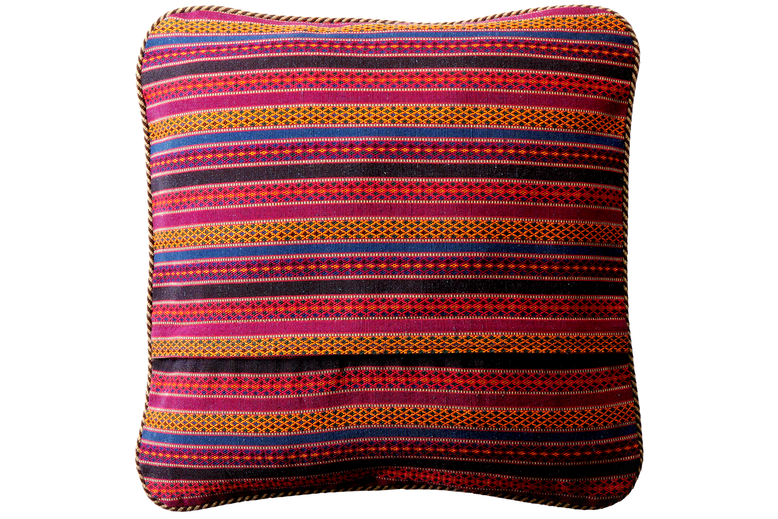 Kelim Kissen — Handmade, 50x50 cm, Multicolor, 100% Virgin Wool | View 3