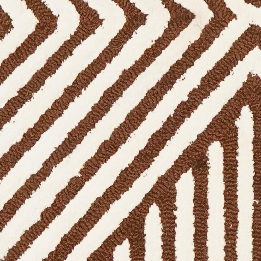Maze — Hand-knotted, 240x170 cm, Brown, 50% Schurwolle, 50% Viskose | View 5