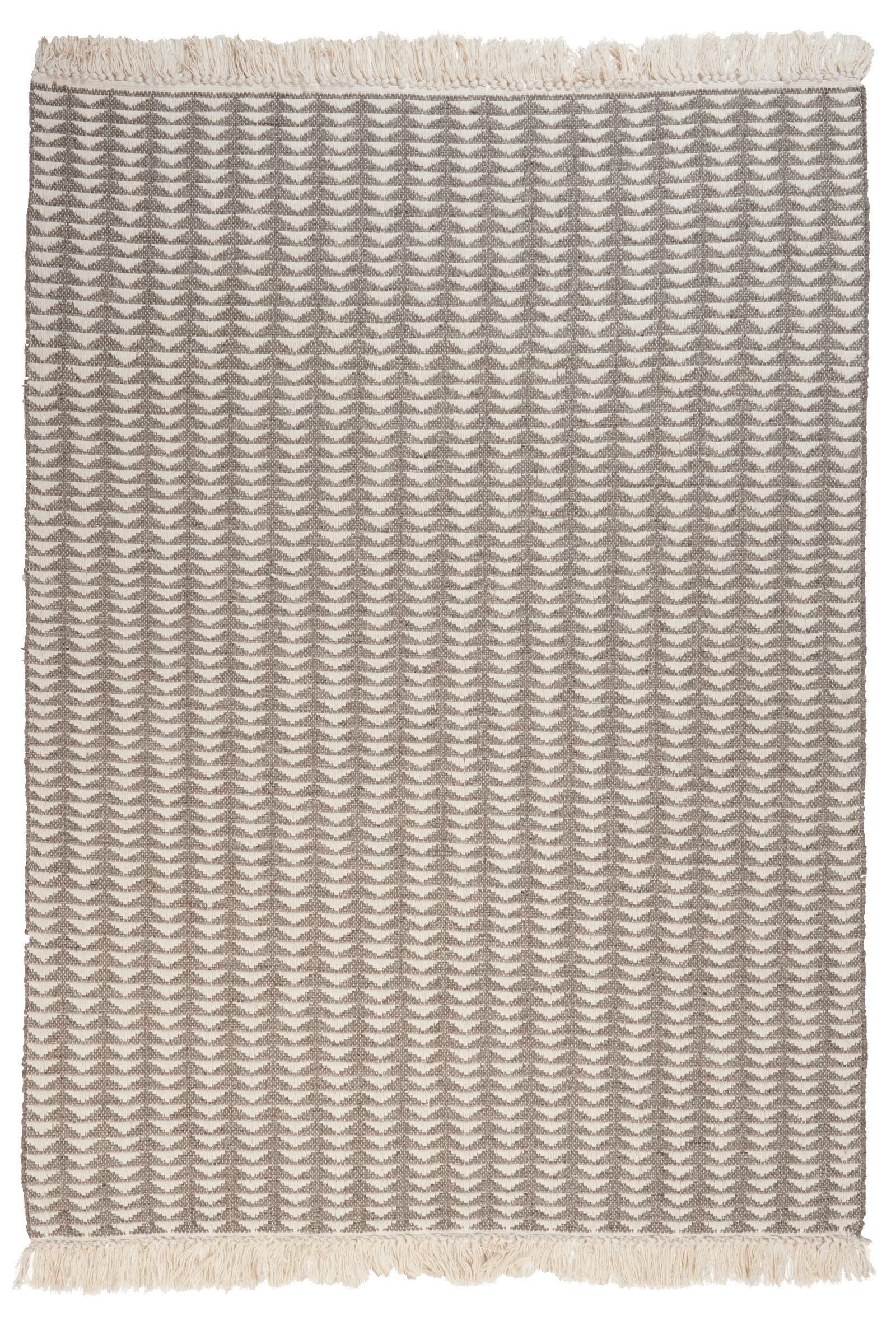 Dhurrie — Handmade, 170x120 cm, Beige, 80% Schurwolle, 20% Baumwolle | Main view