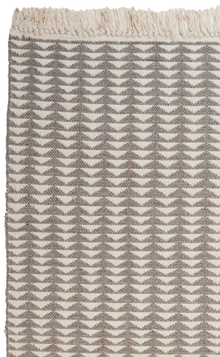 Dhurrie — Handmade, 170x120 cm, Beige, 80% Schurwolle, 20% Baumwolle | View 3
