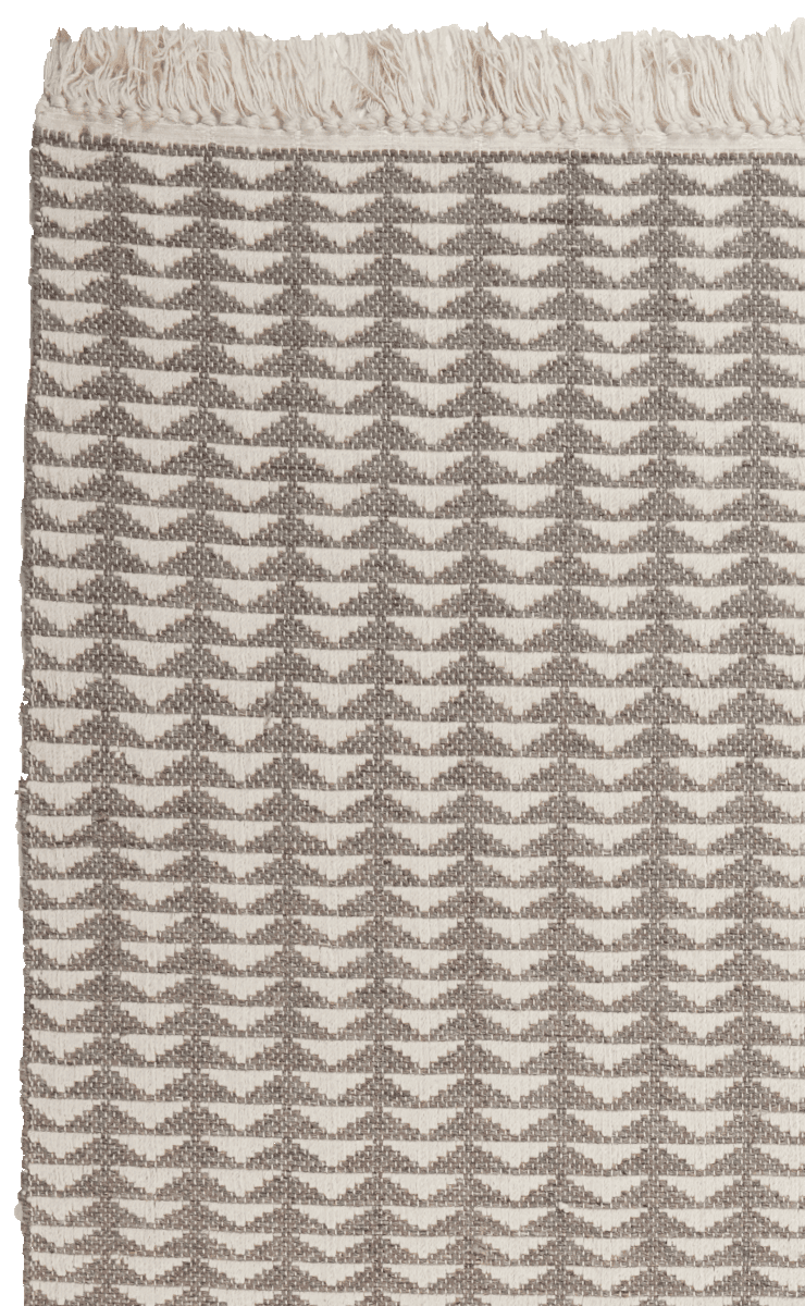 Dhurrie — Handmade, 230x160 cm, Beige, 80% Schurwolle, 20% Baumwolle | View 3