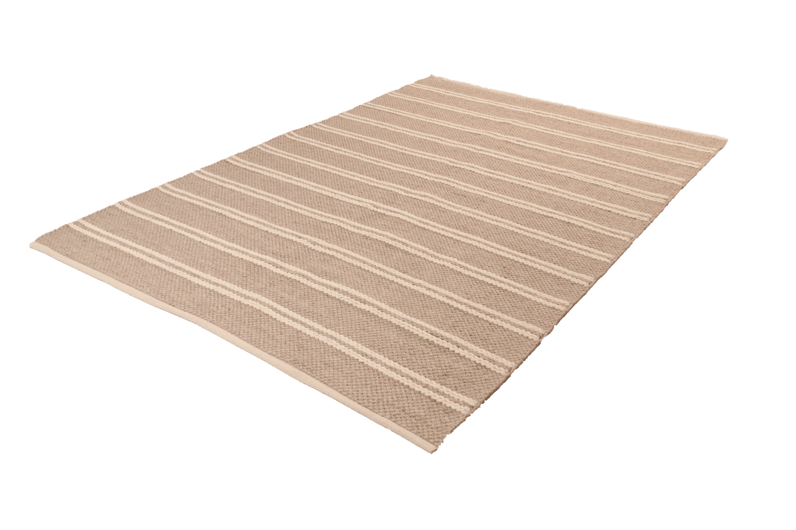 Dhurrie — Handmade, 290x200 cm, Brown, 80% Schurwolle, 20% Baumwolle | View 6