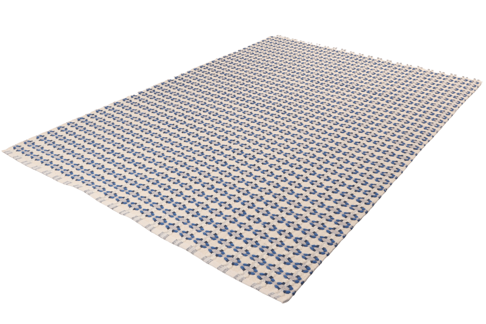 Dhurrie — Handmade, 170x120 cm, Beige, 40% Schurwolle, 60% Baumwolle | View 6
